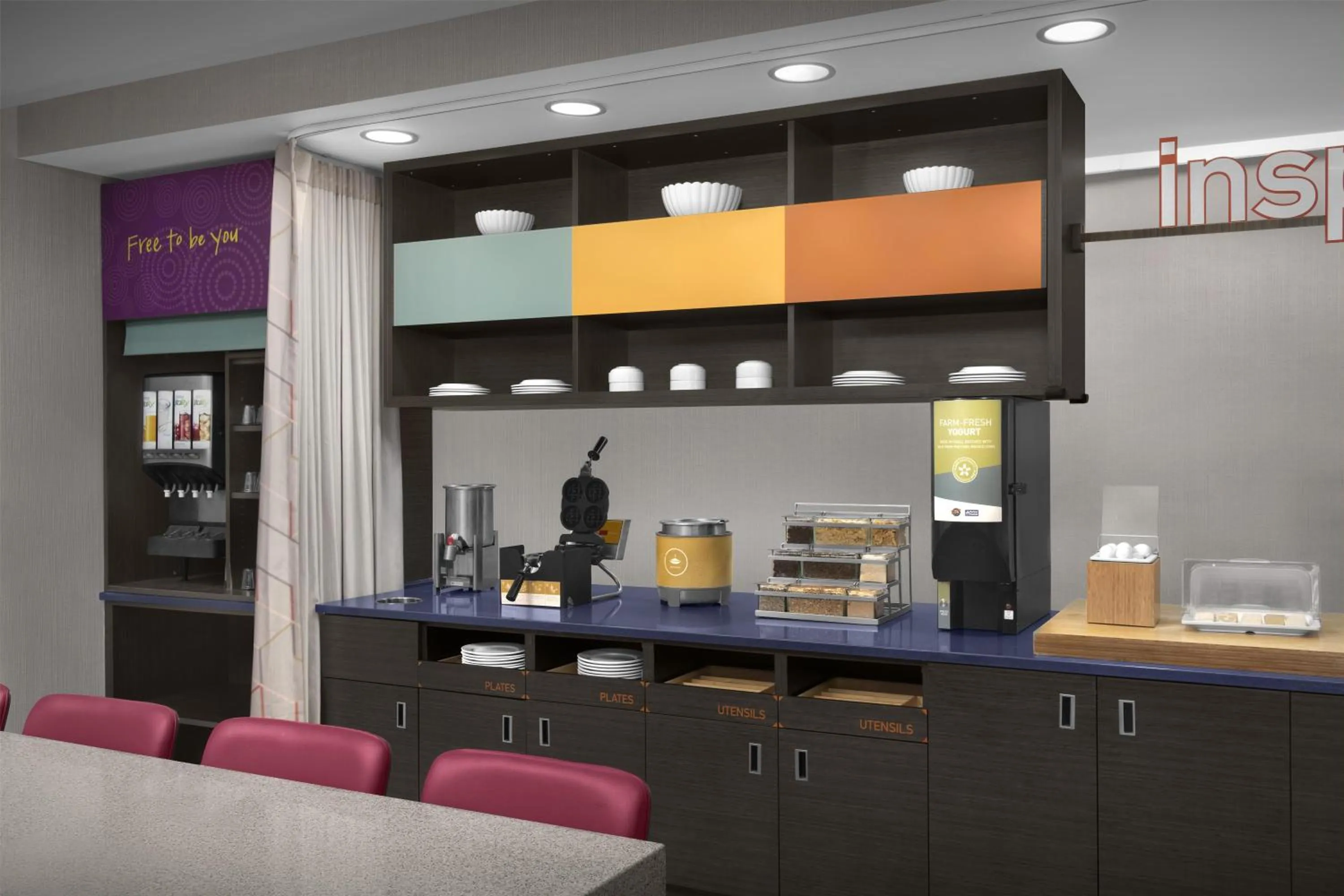 Breakfast in Home2 Suites by Hilton Arundel Mills BWI Airport