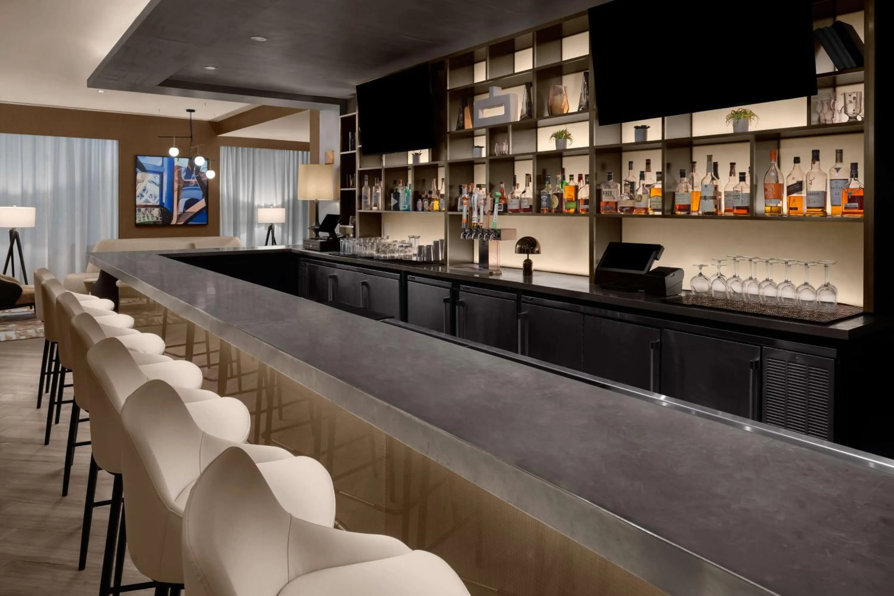 Lounge or bar in Hilton Brooklyn New York - Newly Renovated