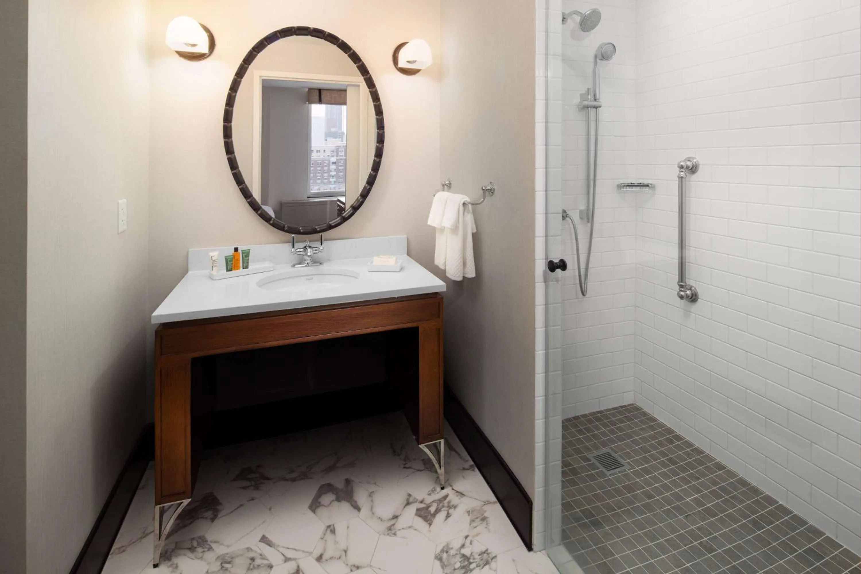Bathroom in Hilton Brooklyn New York - Newly Renovated