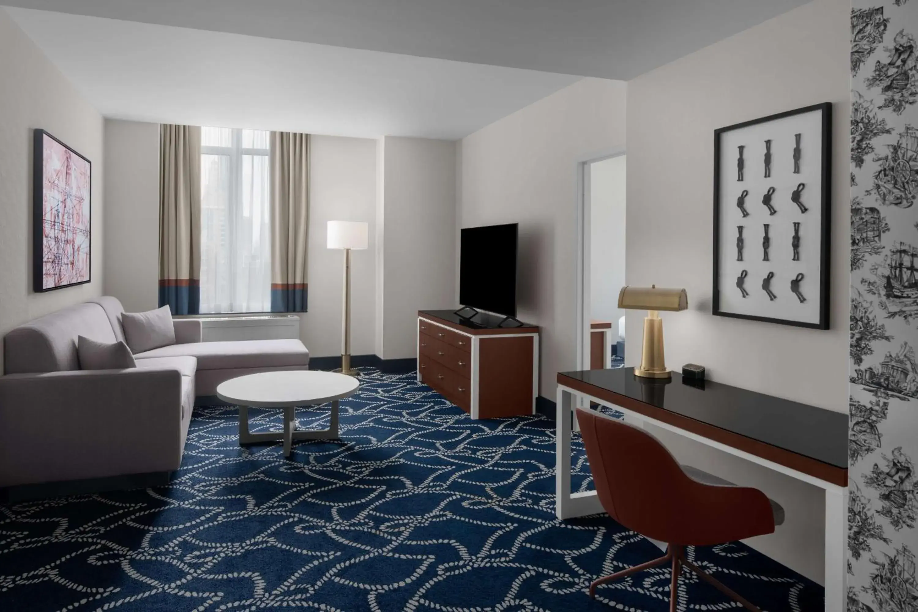 Living room in Hilton Brooklyn New York - Newly Renovated Living room in Hilton Brooklyn New York - Newly Renovated