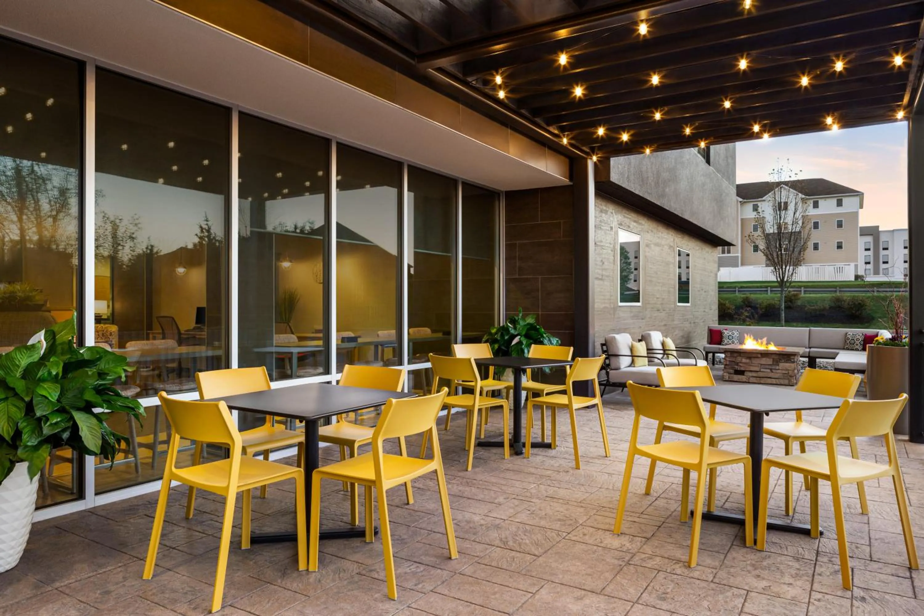 Patio in Home2 Suites By Hilton York