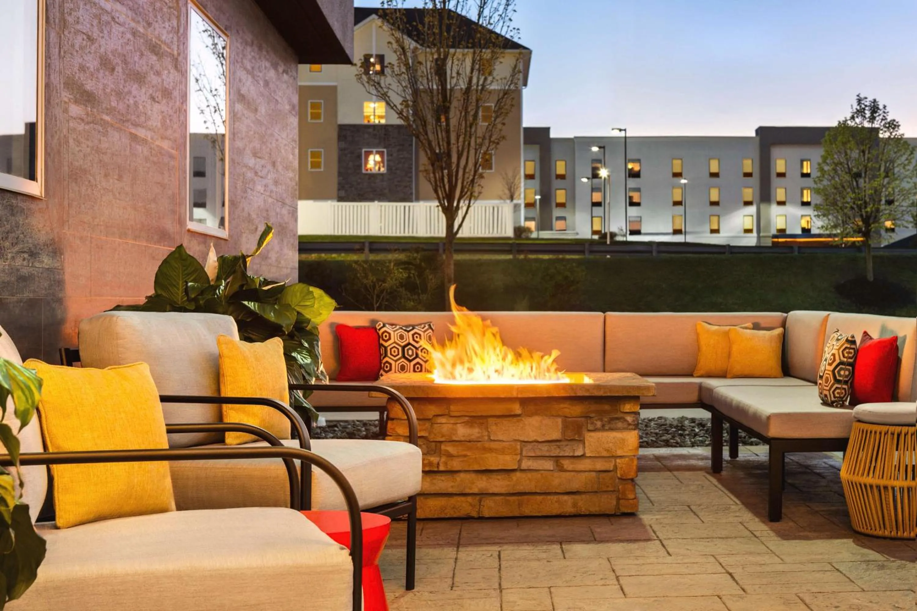 Patio in Home2 Suites By Hilton York