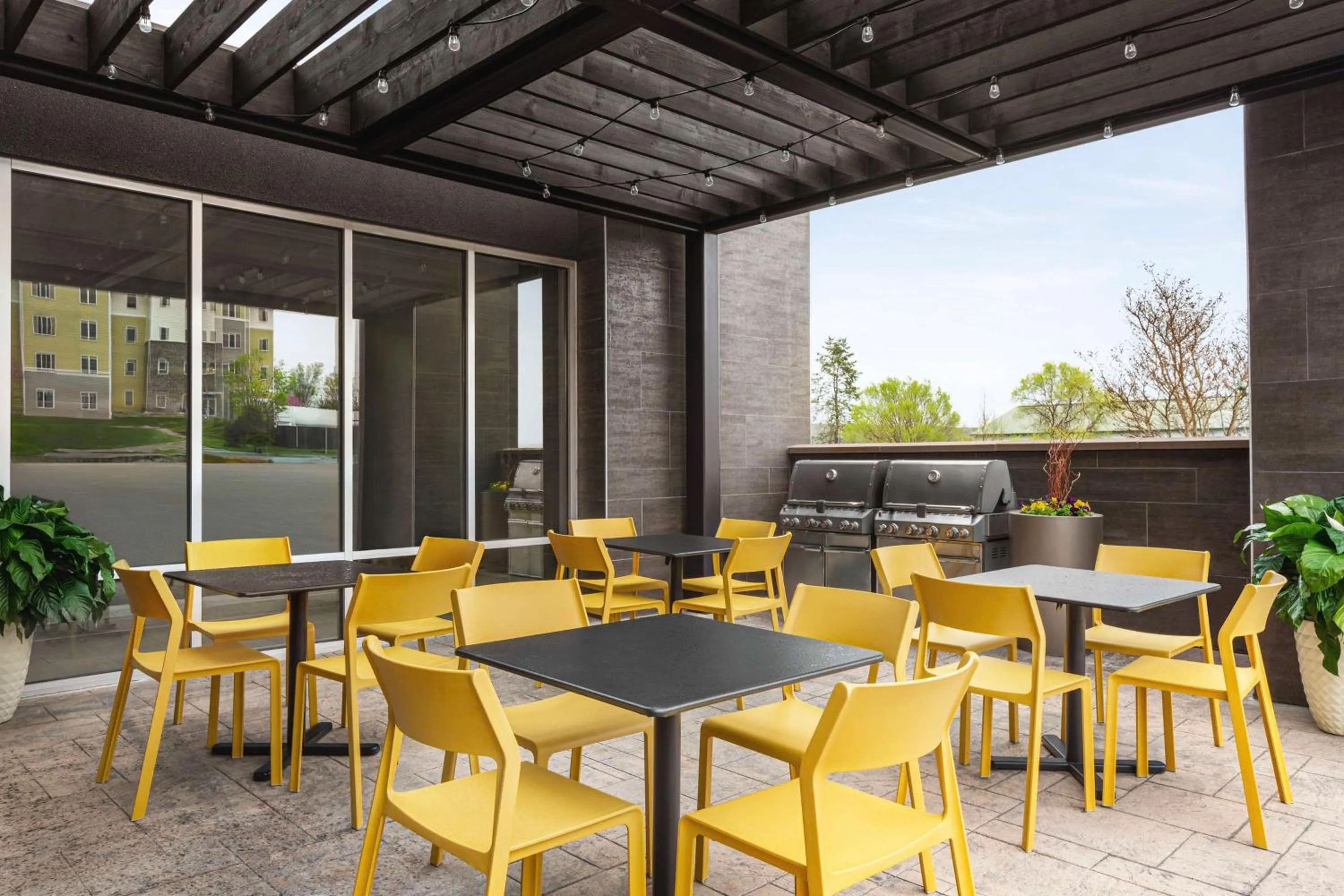 Patio in Home2 Suites By Hilton York