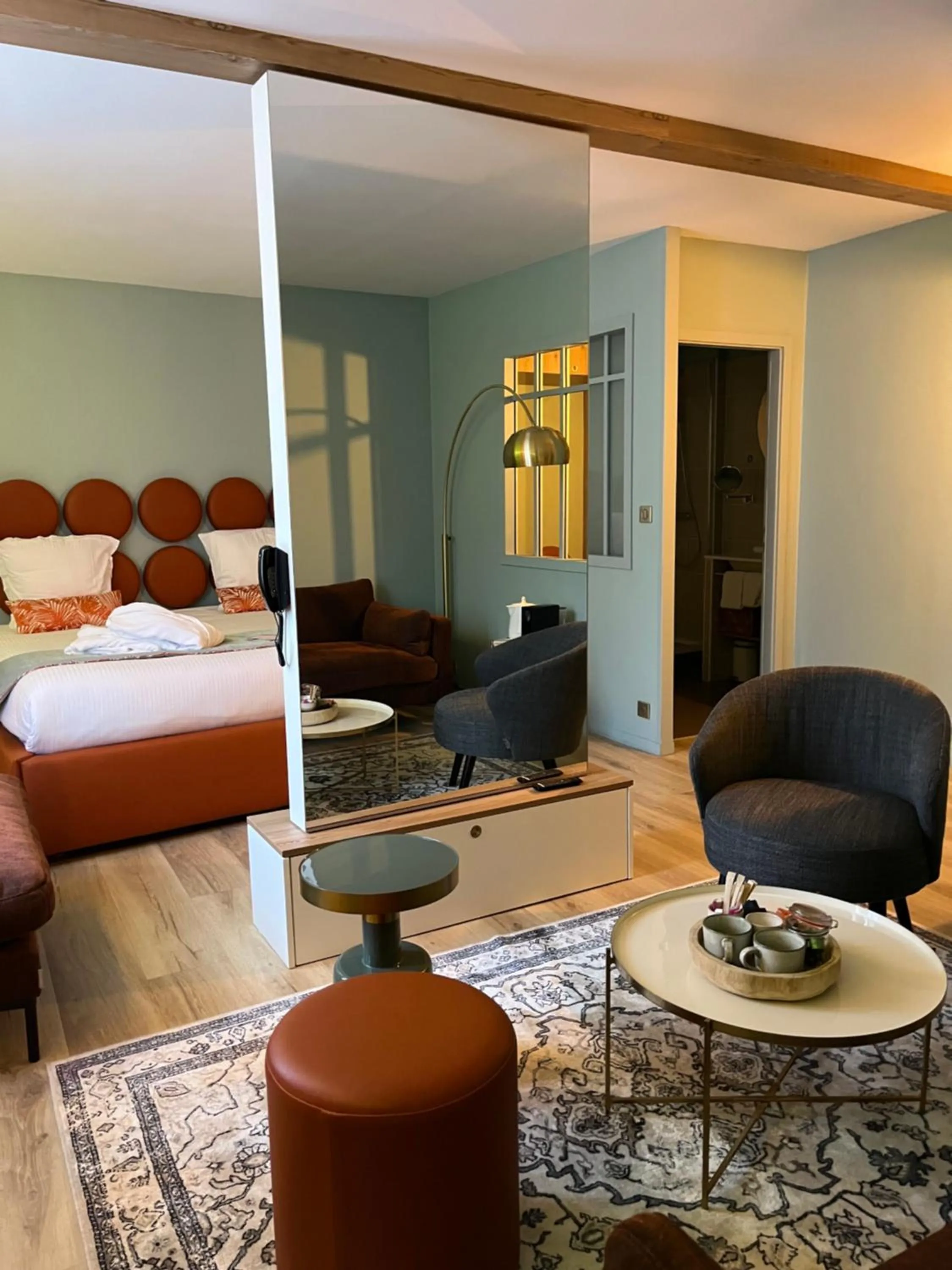 Bed in Hotel Normandy