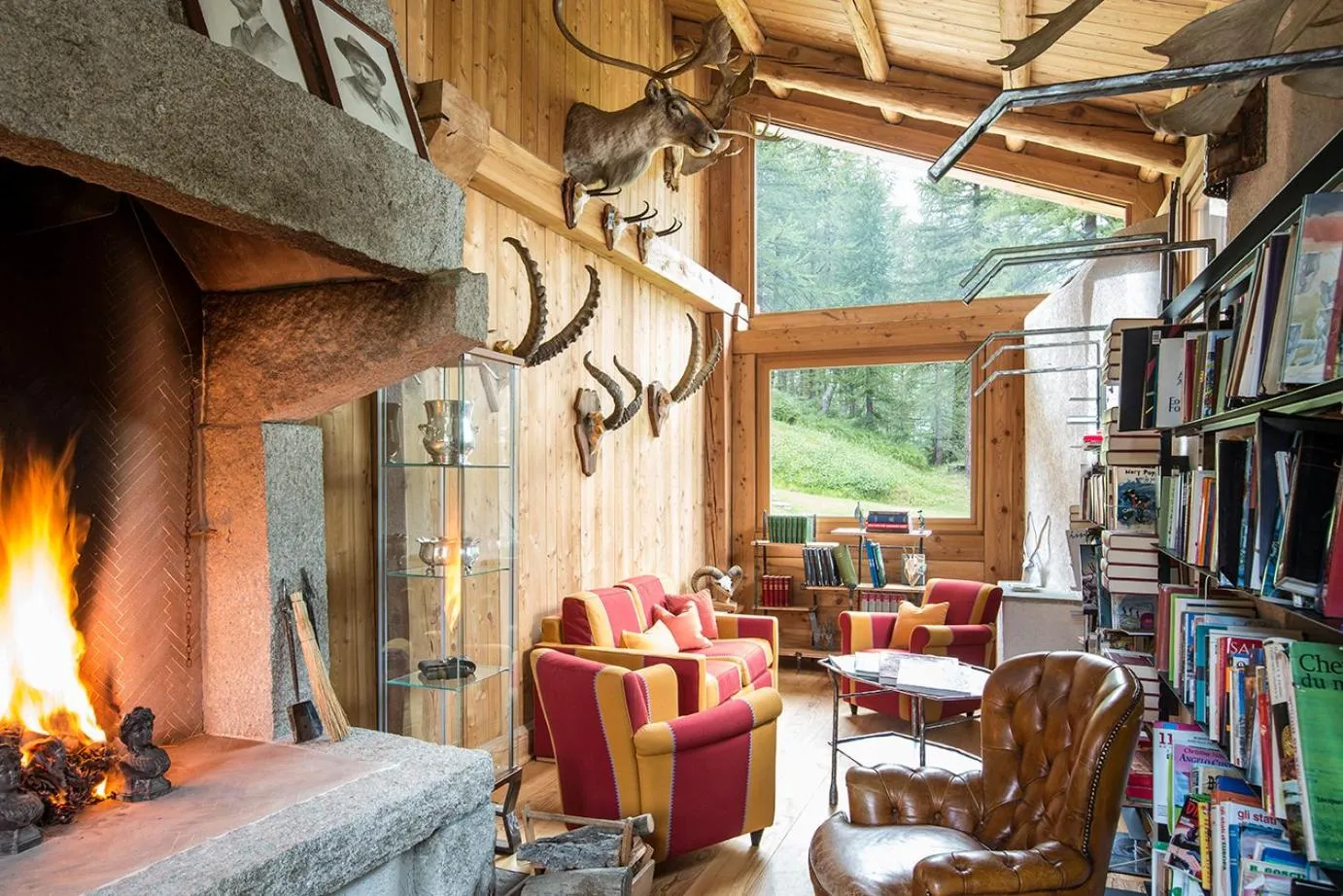 Library in Saint Hubertus Resort