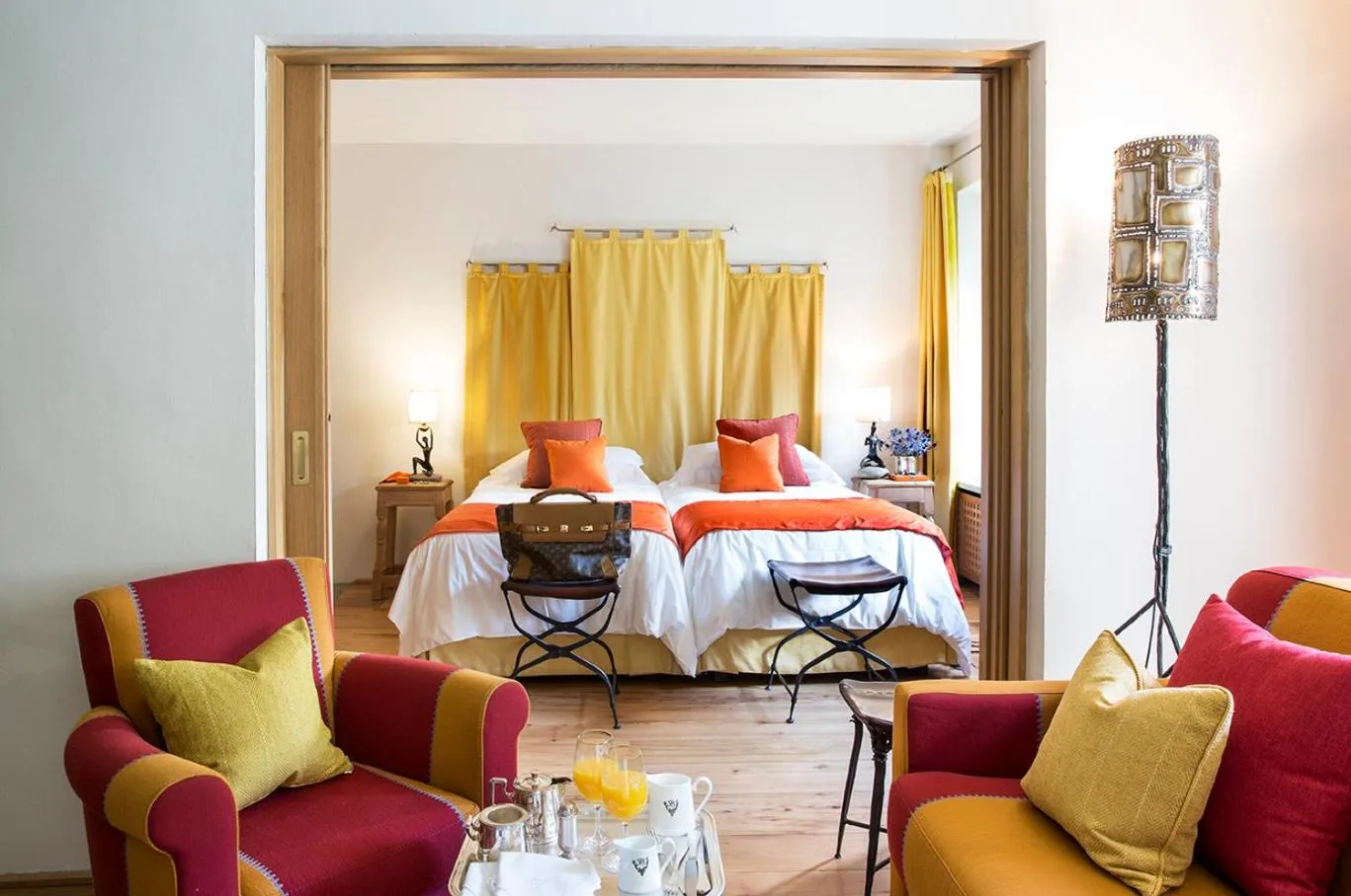 Bed in Saint Hubertus Resort