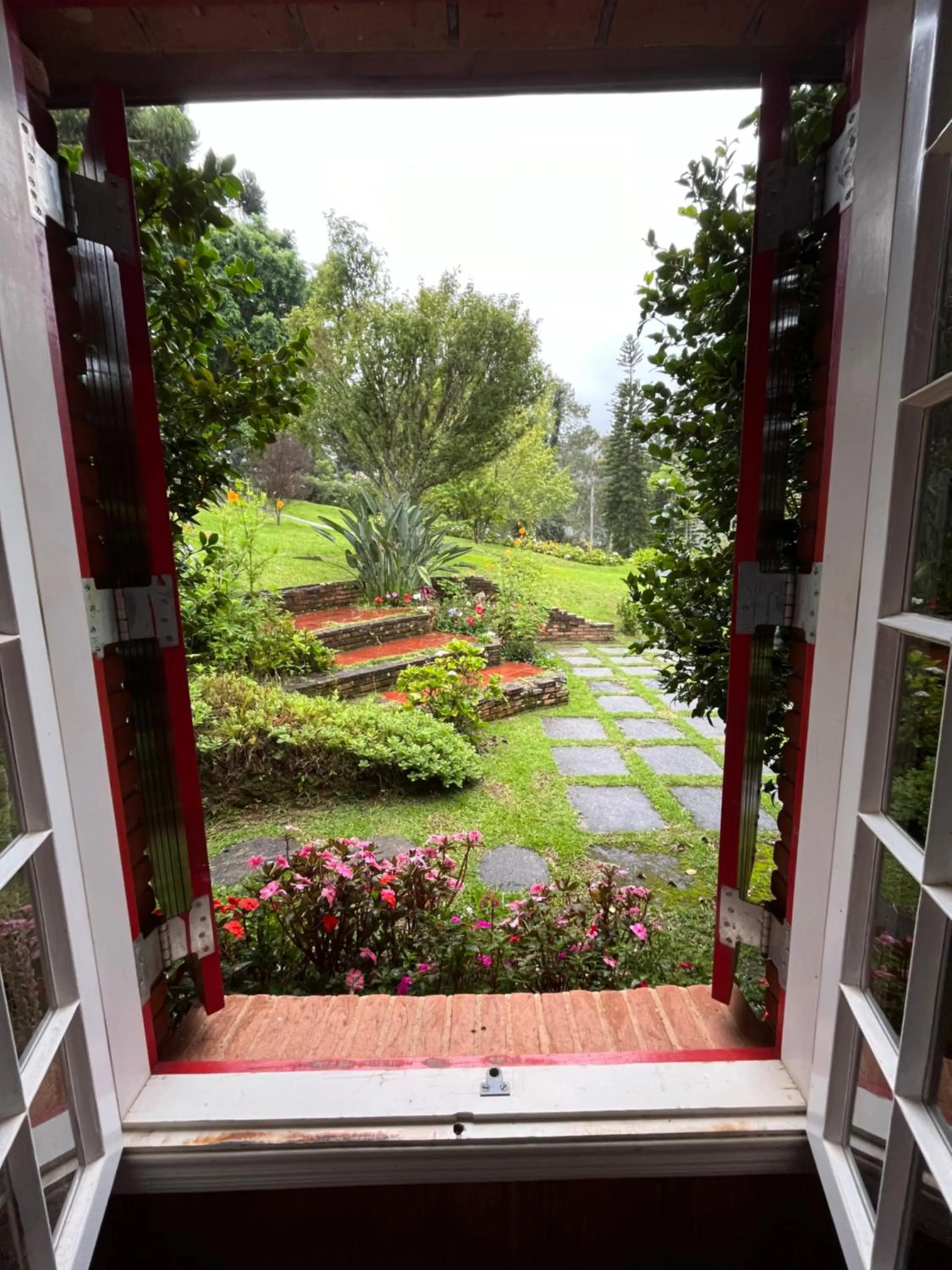 Inner courtyard view in Sítio Paradiso