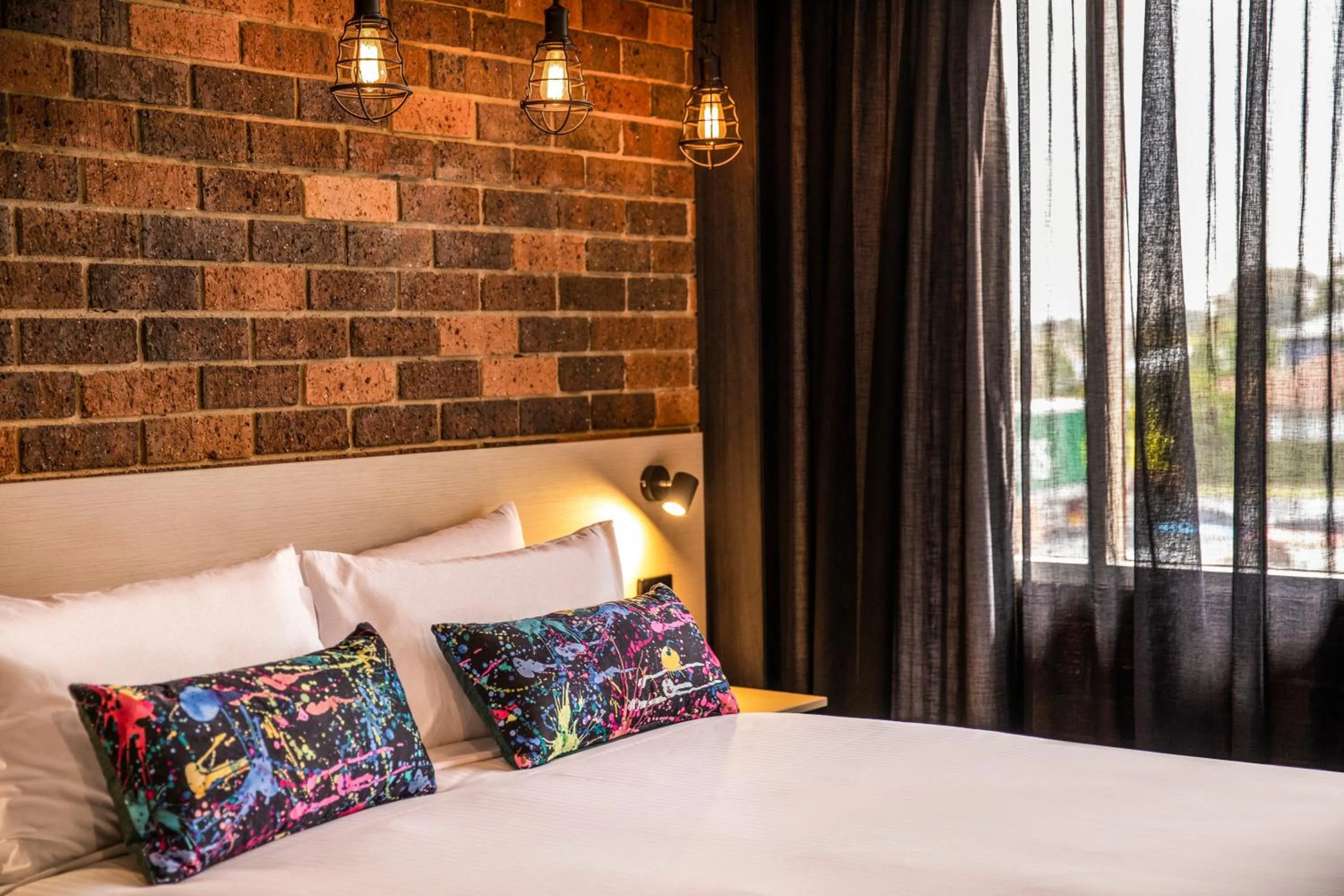 Decorative detail, Bed in Nightcap at Millers Inn