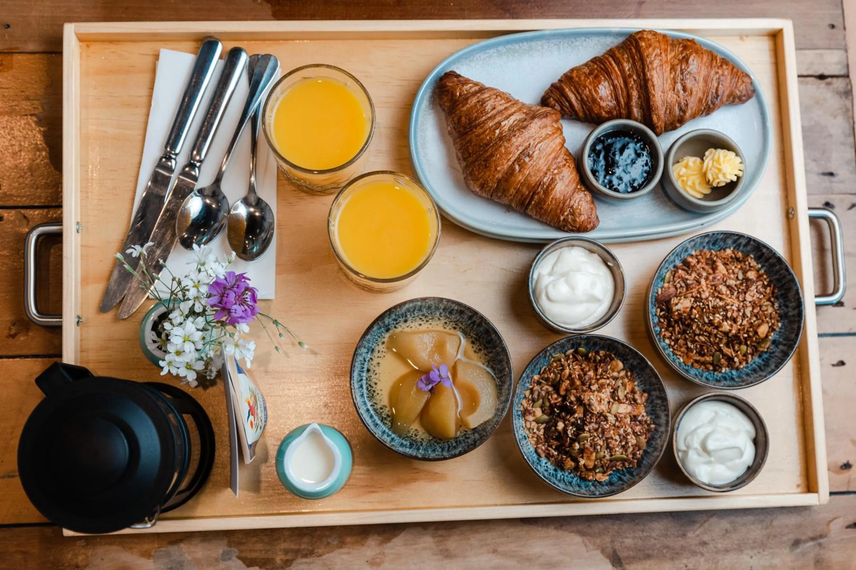 Food in The White Swan Hotel