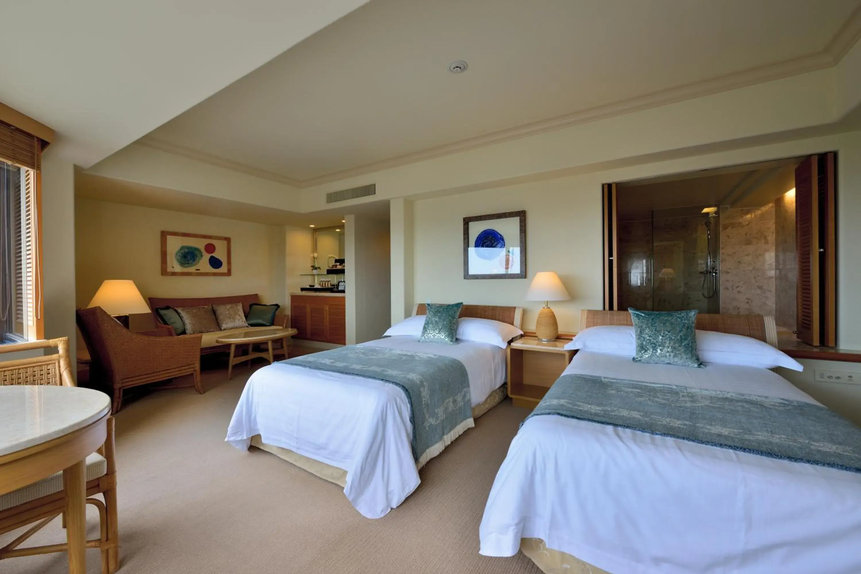 Bed in The Naha Terrace Bed in The Naha Terrace