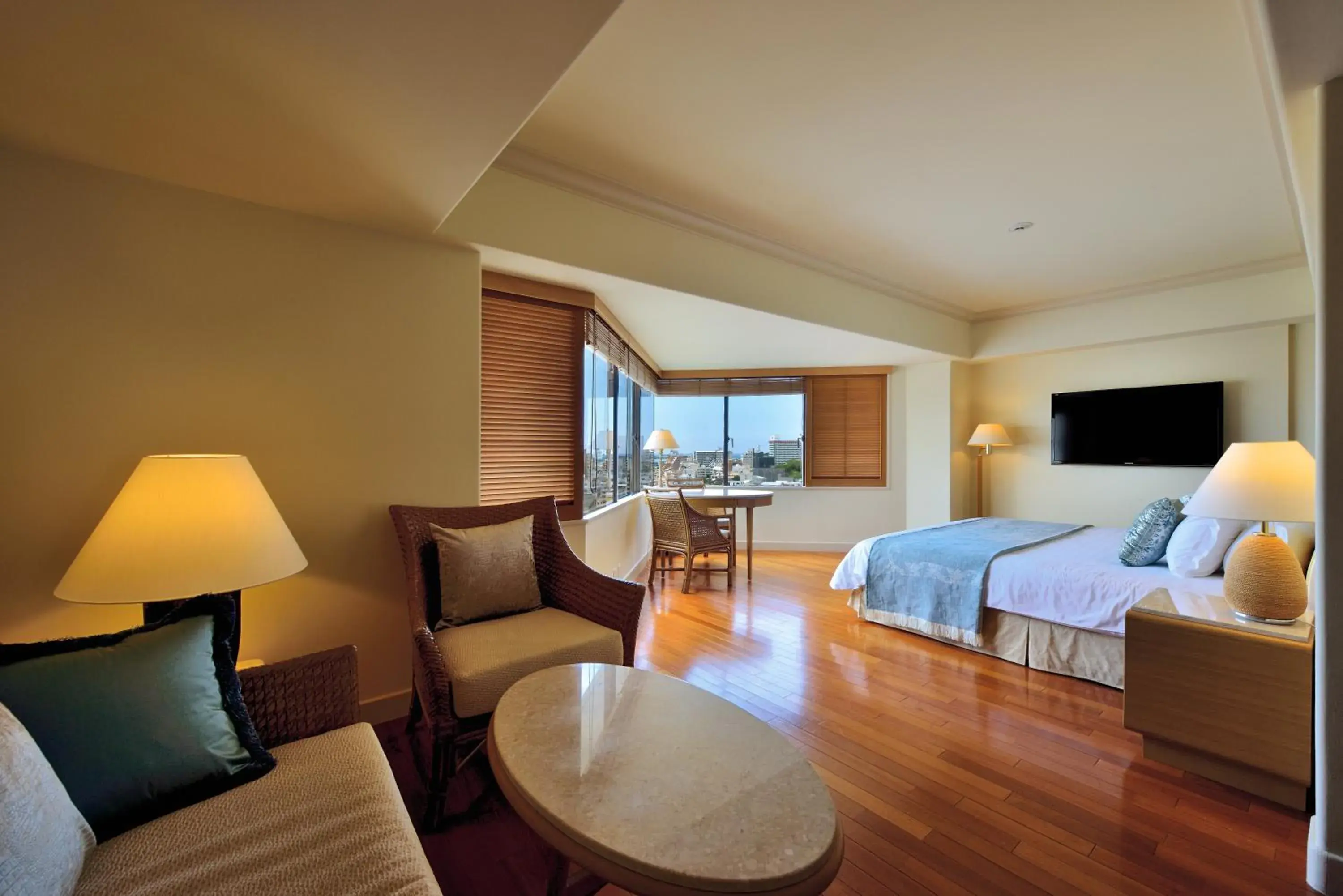 Living room, Bed in The Naha Terrace Living room, Bed in The Naha Terrace