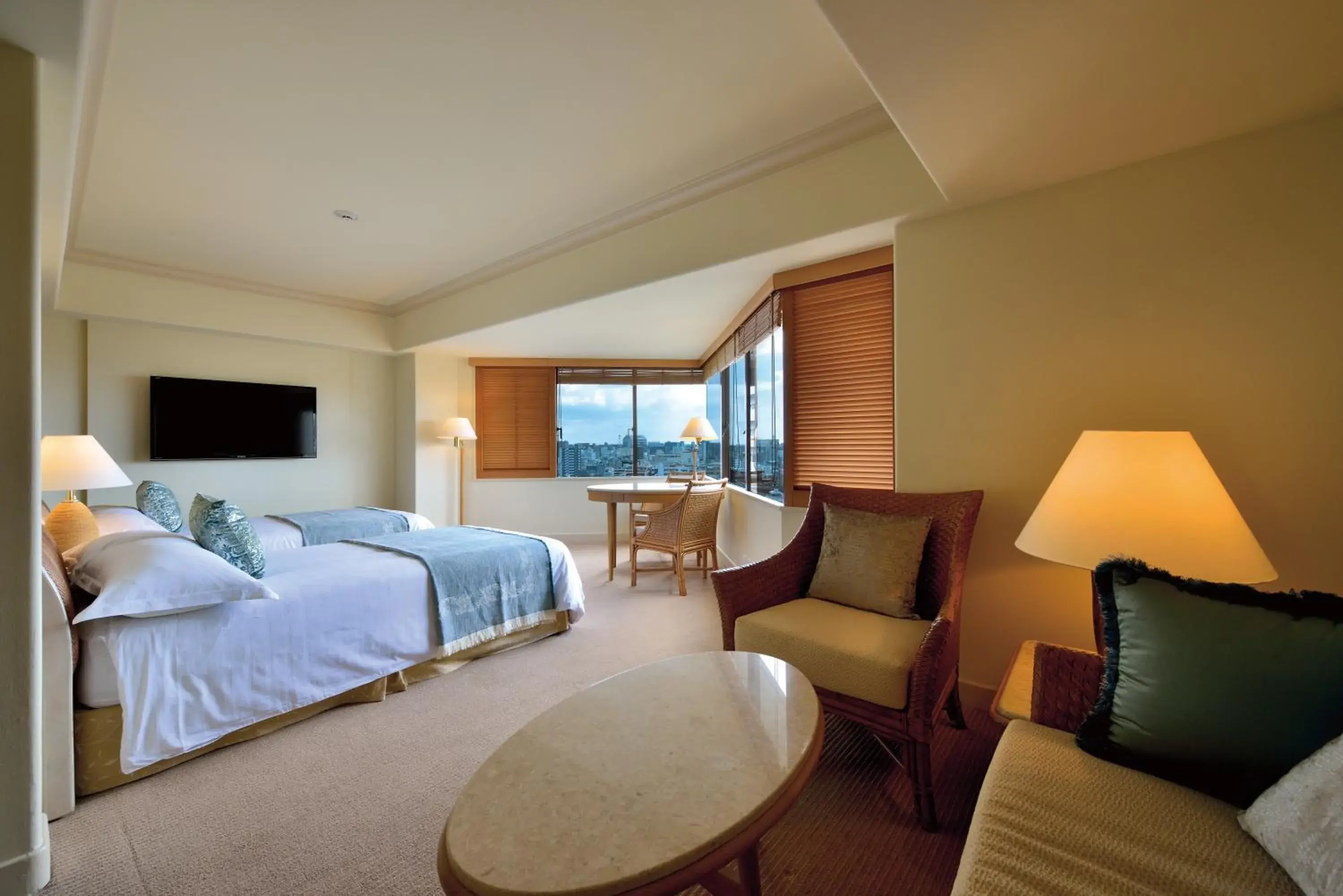 Living room, Bed in The Naha Terrace Living room, Bed in The Naha Terrace