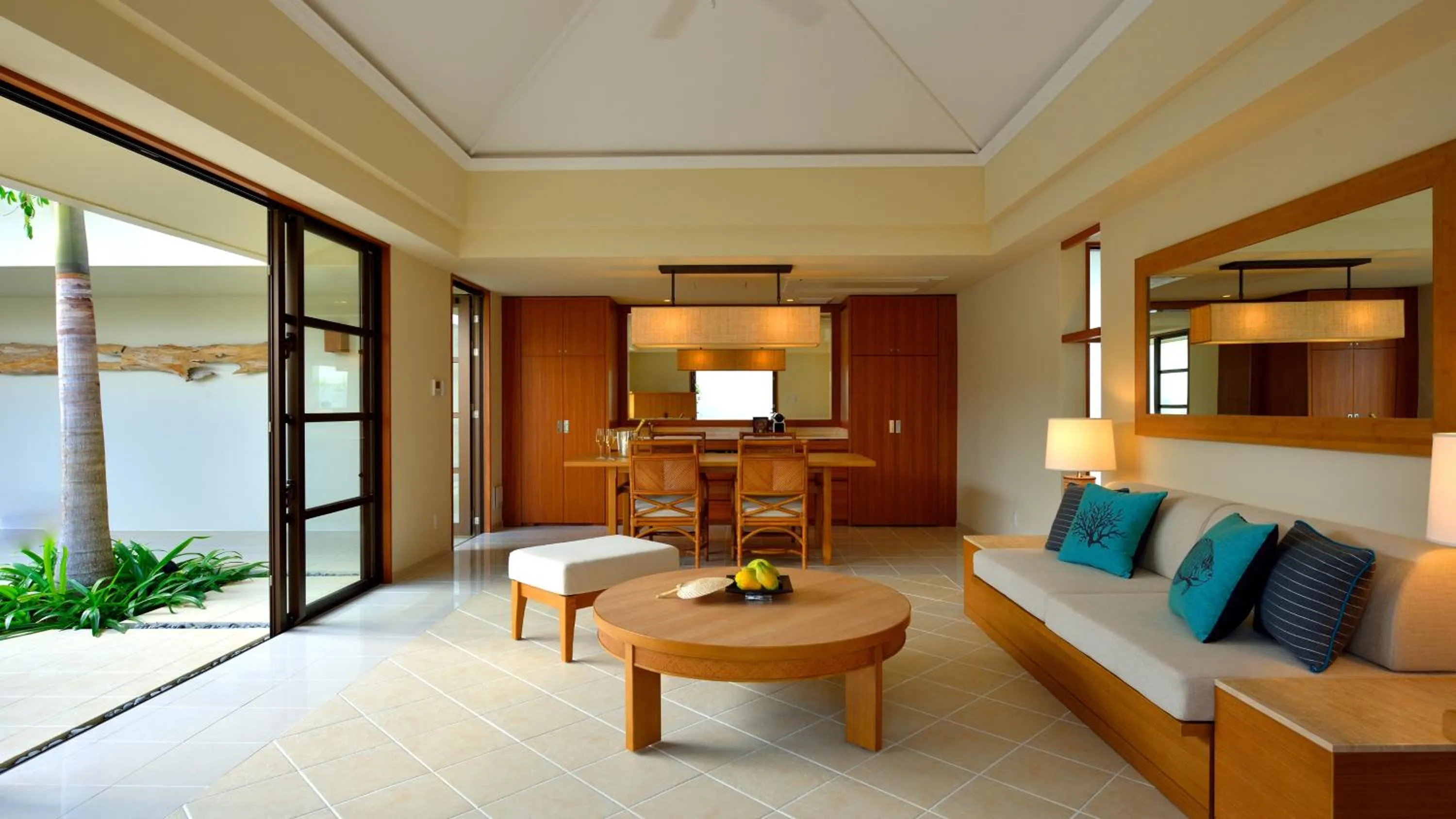 Living room in The Uza Terrace Beach Club Villas