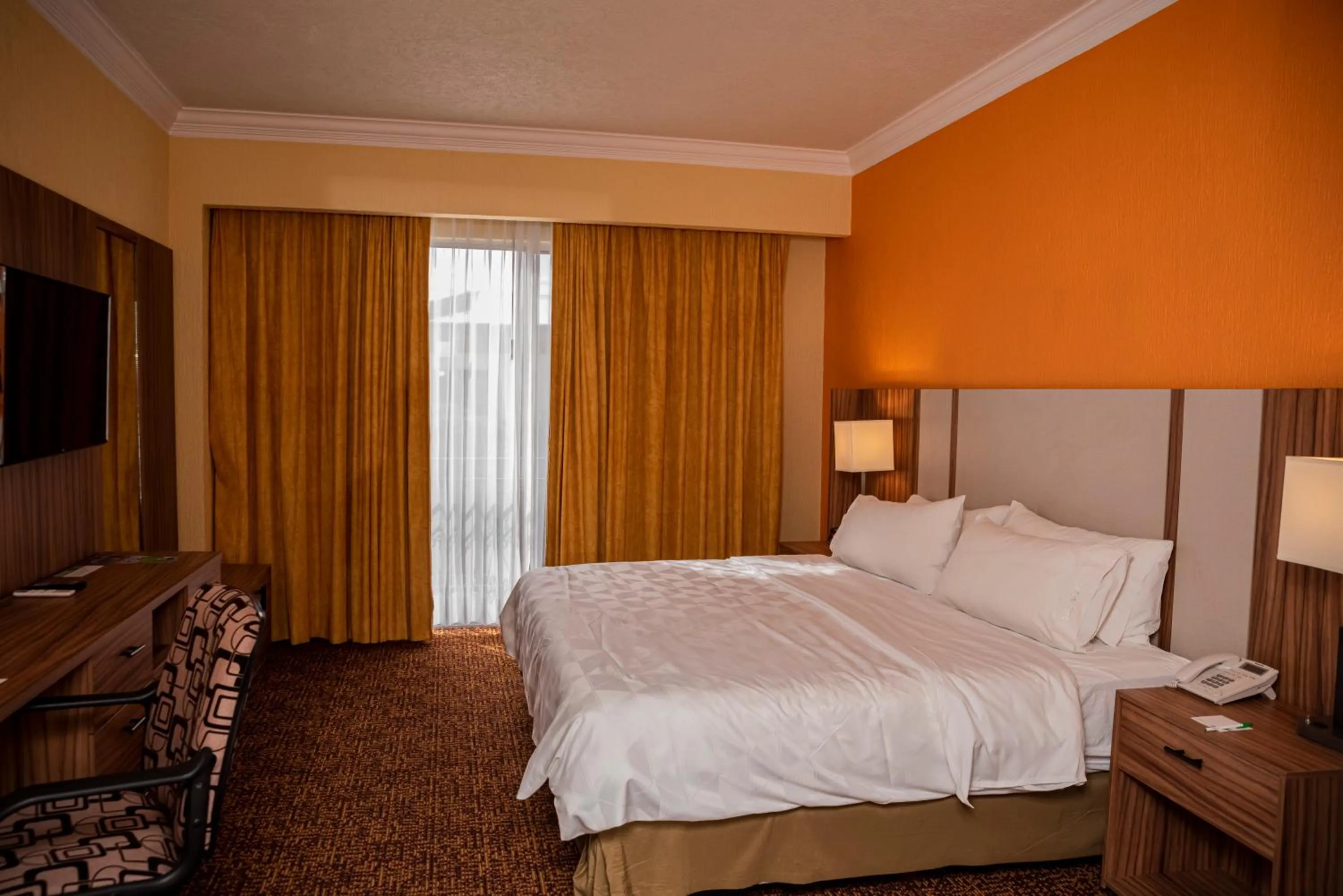 Communal lounge/ TV room, Bed in Holiday Inn La Piedad by IHG