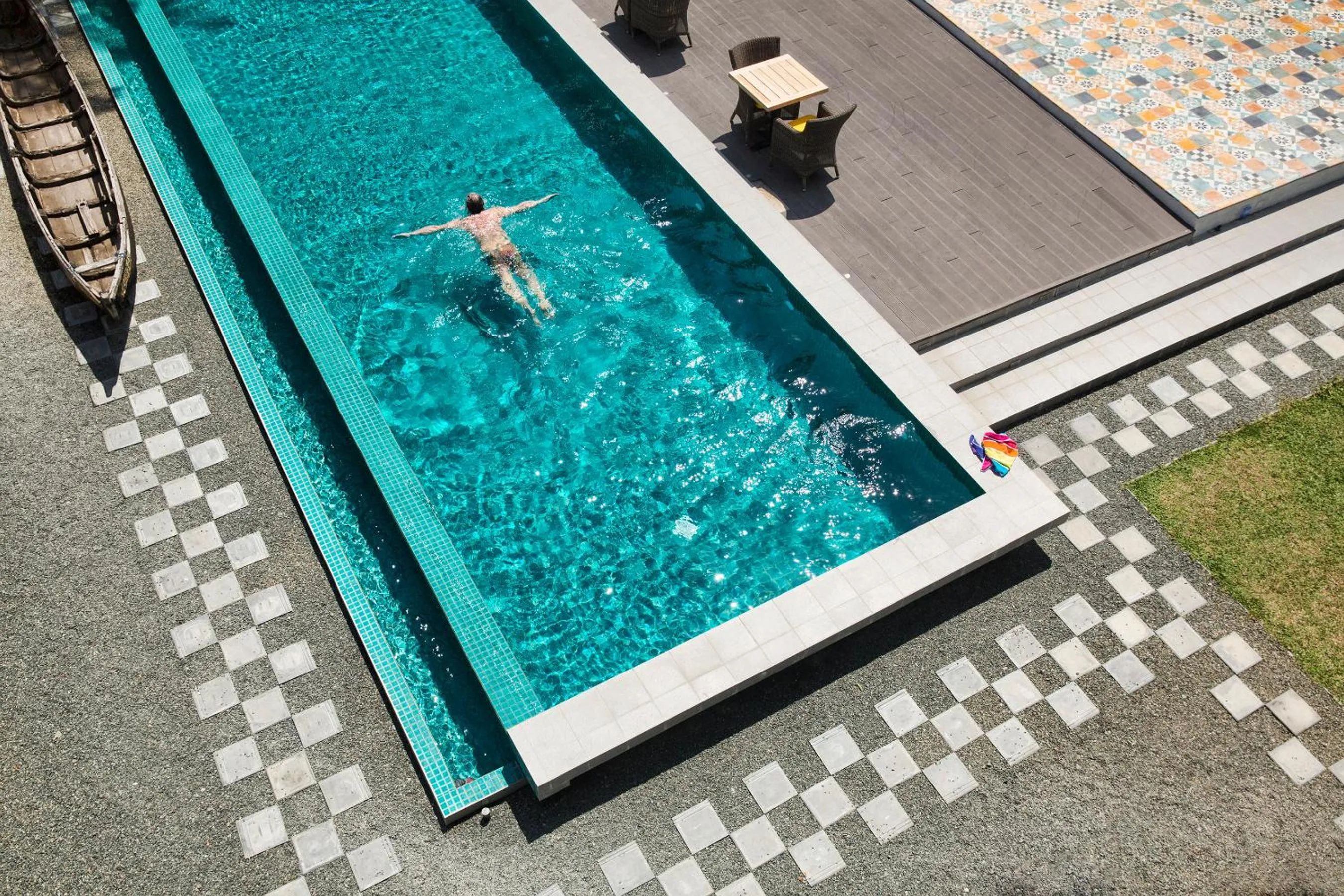 Garden in Owl and the Pussycat Hotel & Restaurant