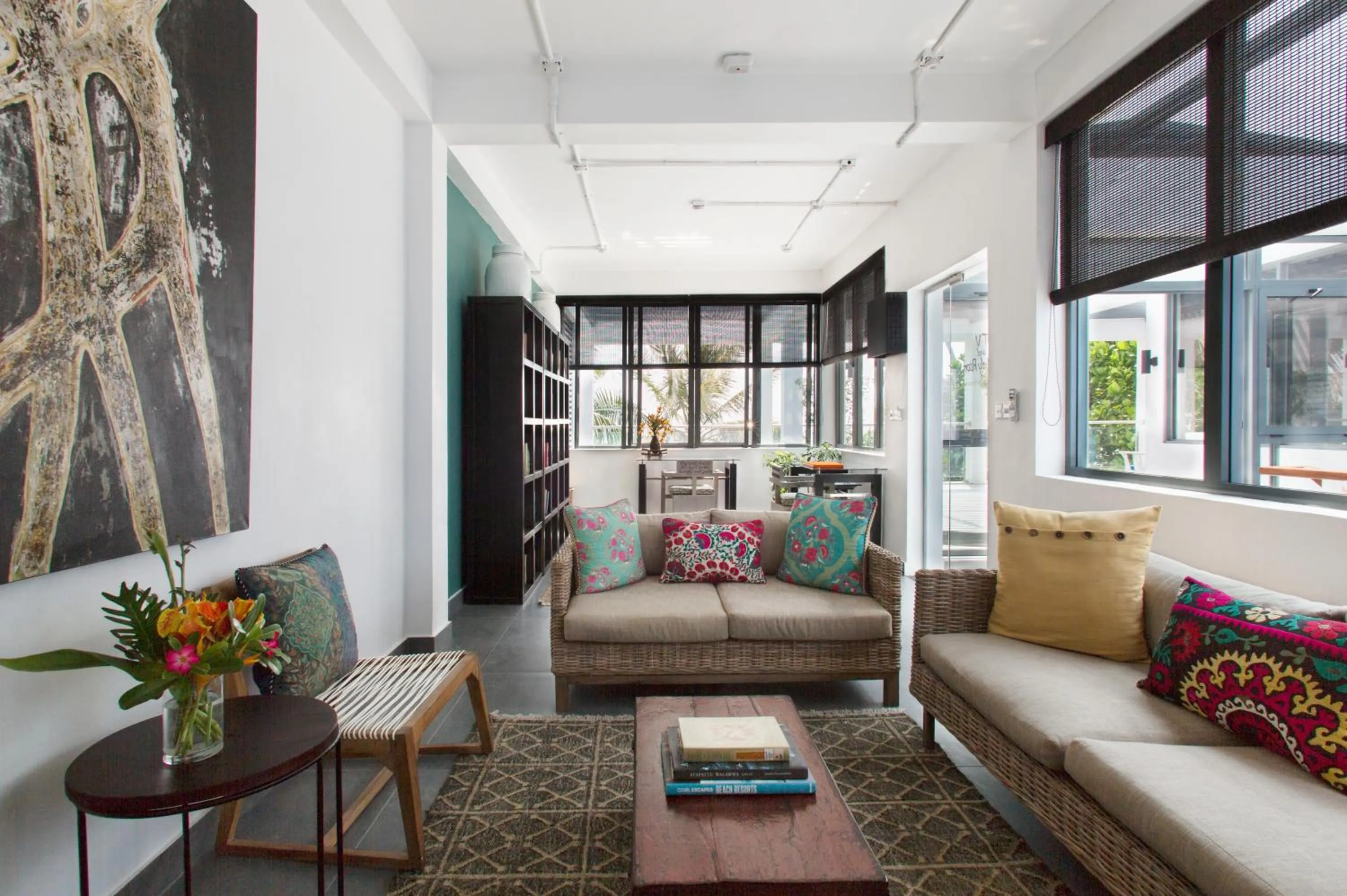 Seating area in Owl and the Pussycat Hotel & Restaurant