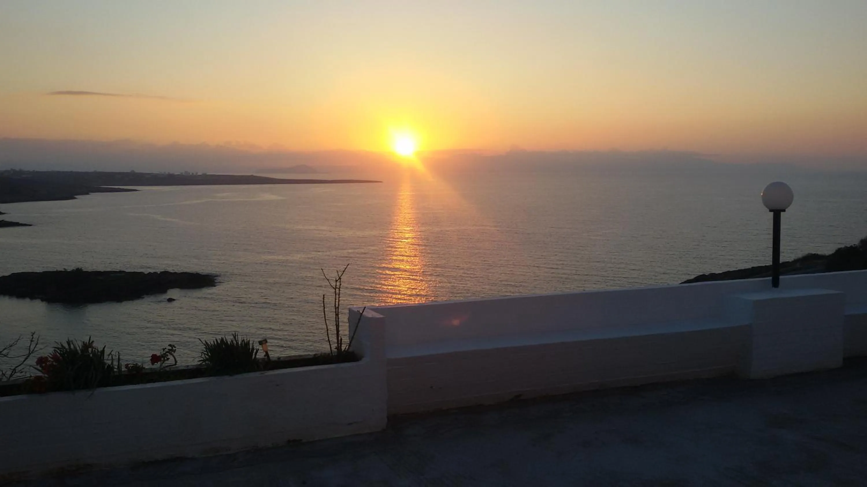 Balcony/Terrace in Kalathas Sunset Villa