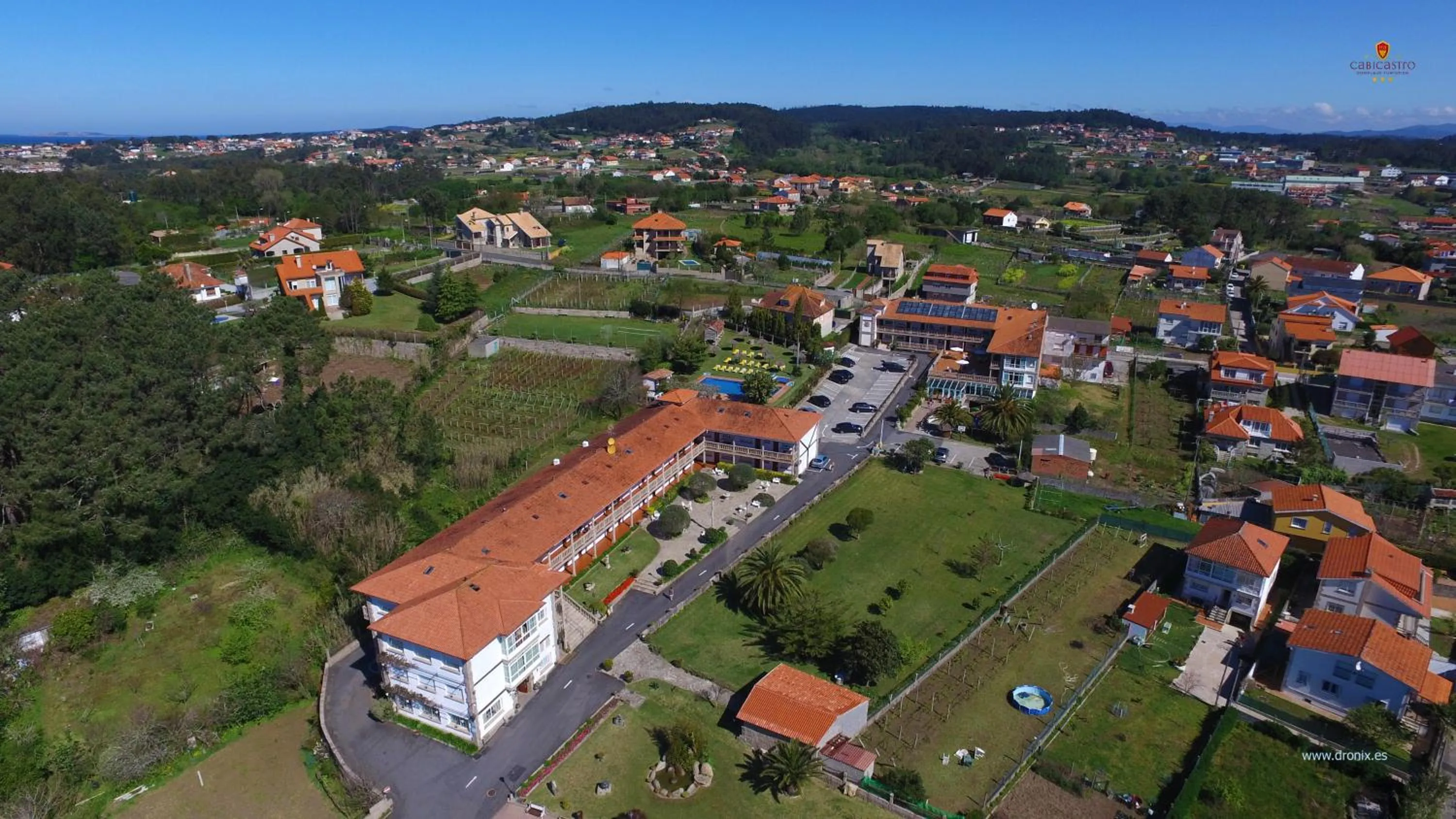Bird's eye view in APARTHOTEL CABICASTRO Tres estrellas superior