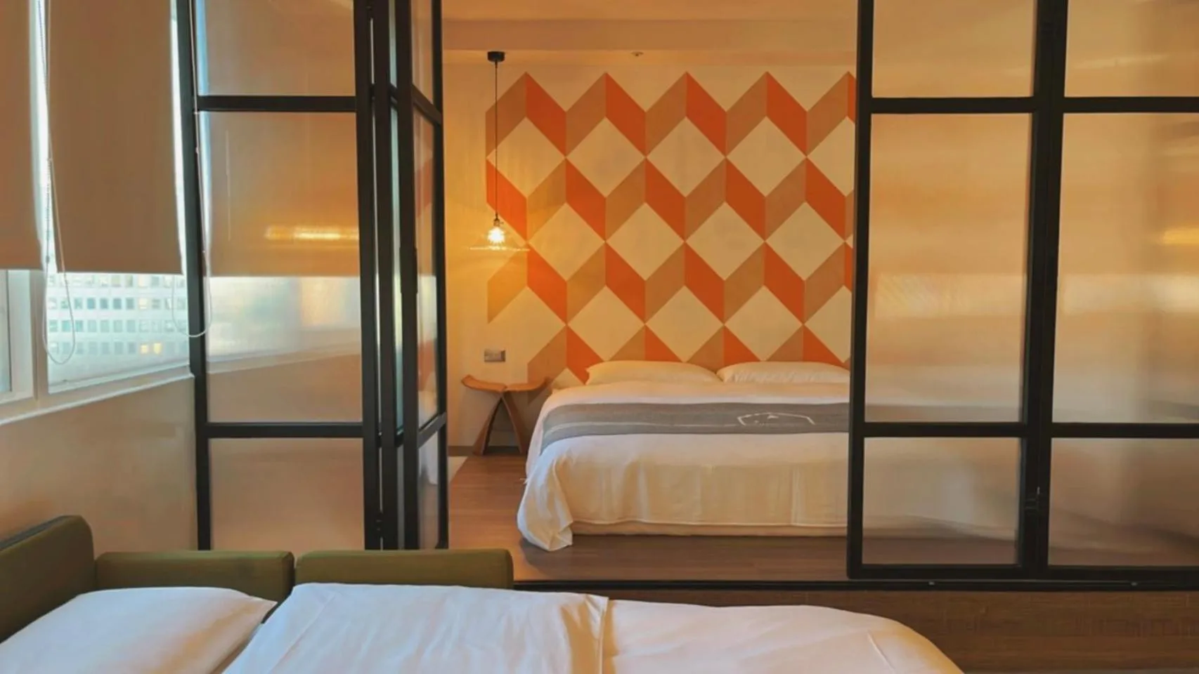 Photo of the whole room, Bed in Chill Roof Hotel