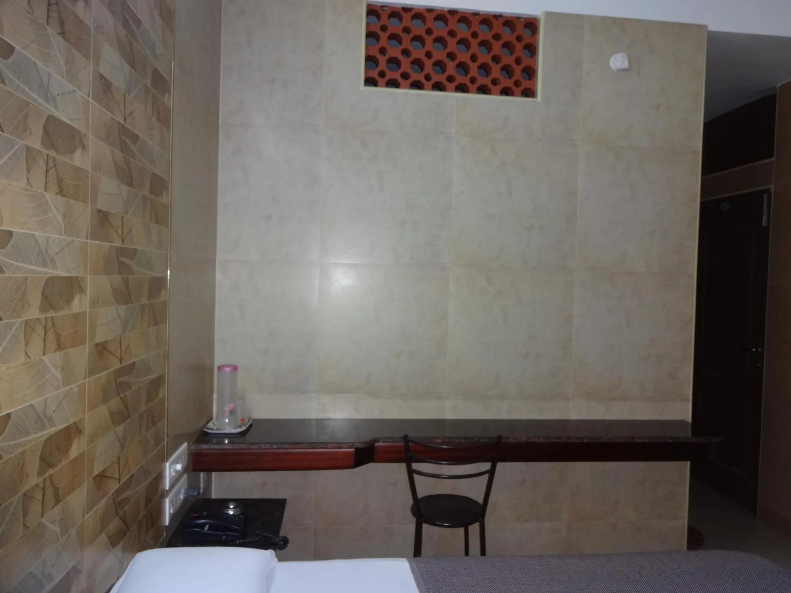 Dining area in Aditya Inn