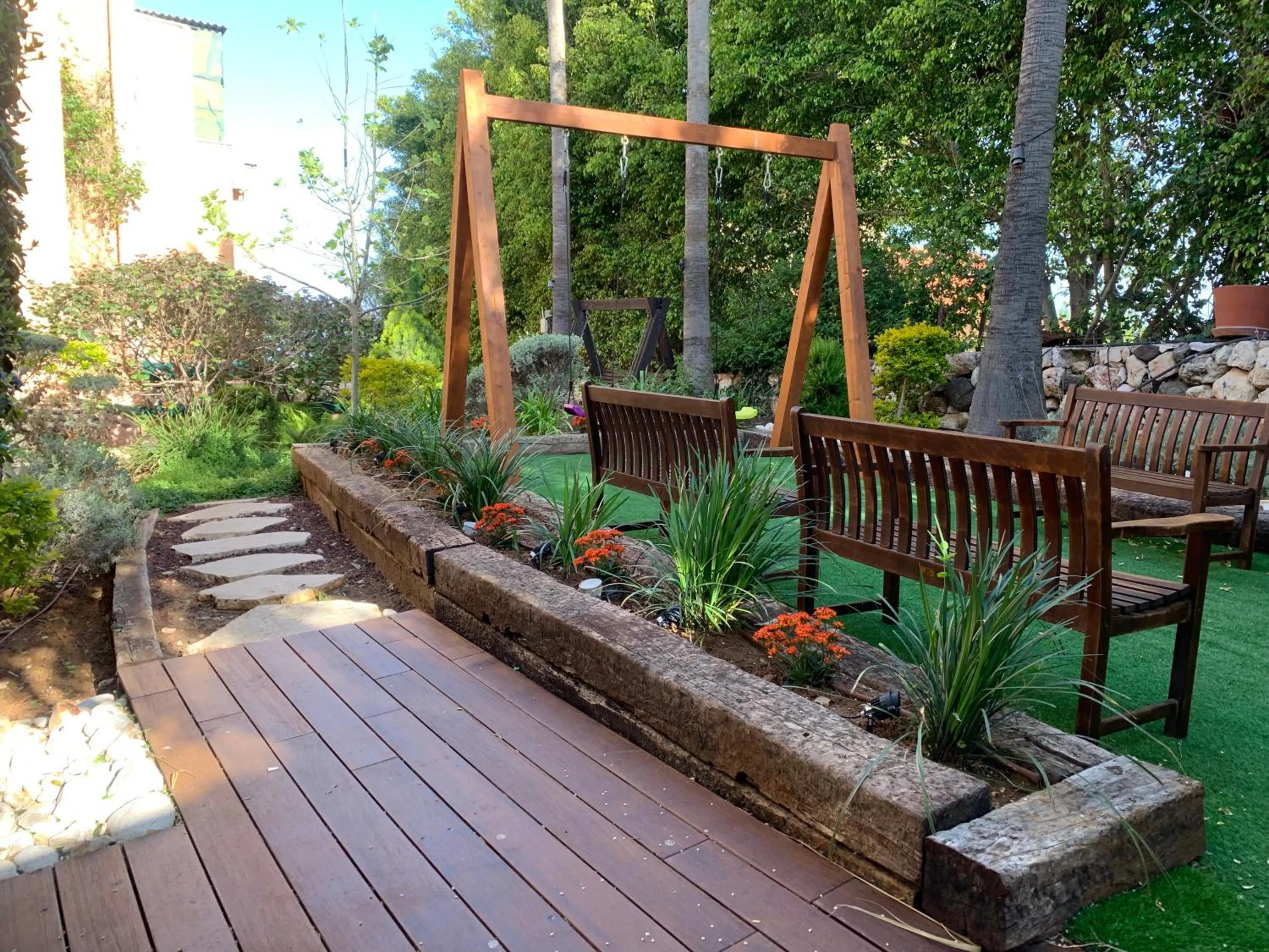 Garden in Hotel Beit Maimon