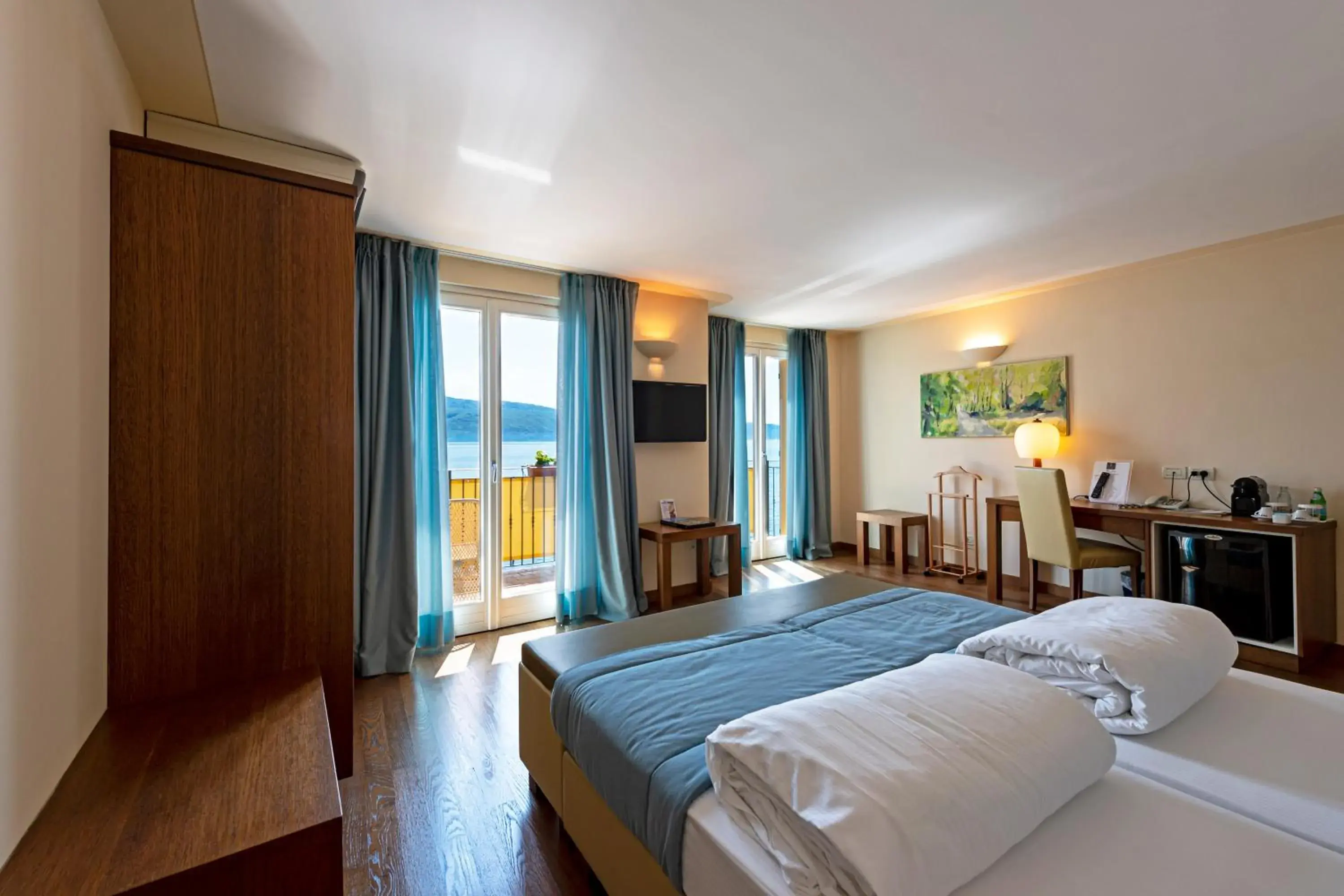 Deluxe Double Room with Balcony in Hotel Baia D'Oro - Adults Only Deluxe Double Room with Balcony in Hotel Baia D'Oro - Adults Only