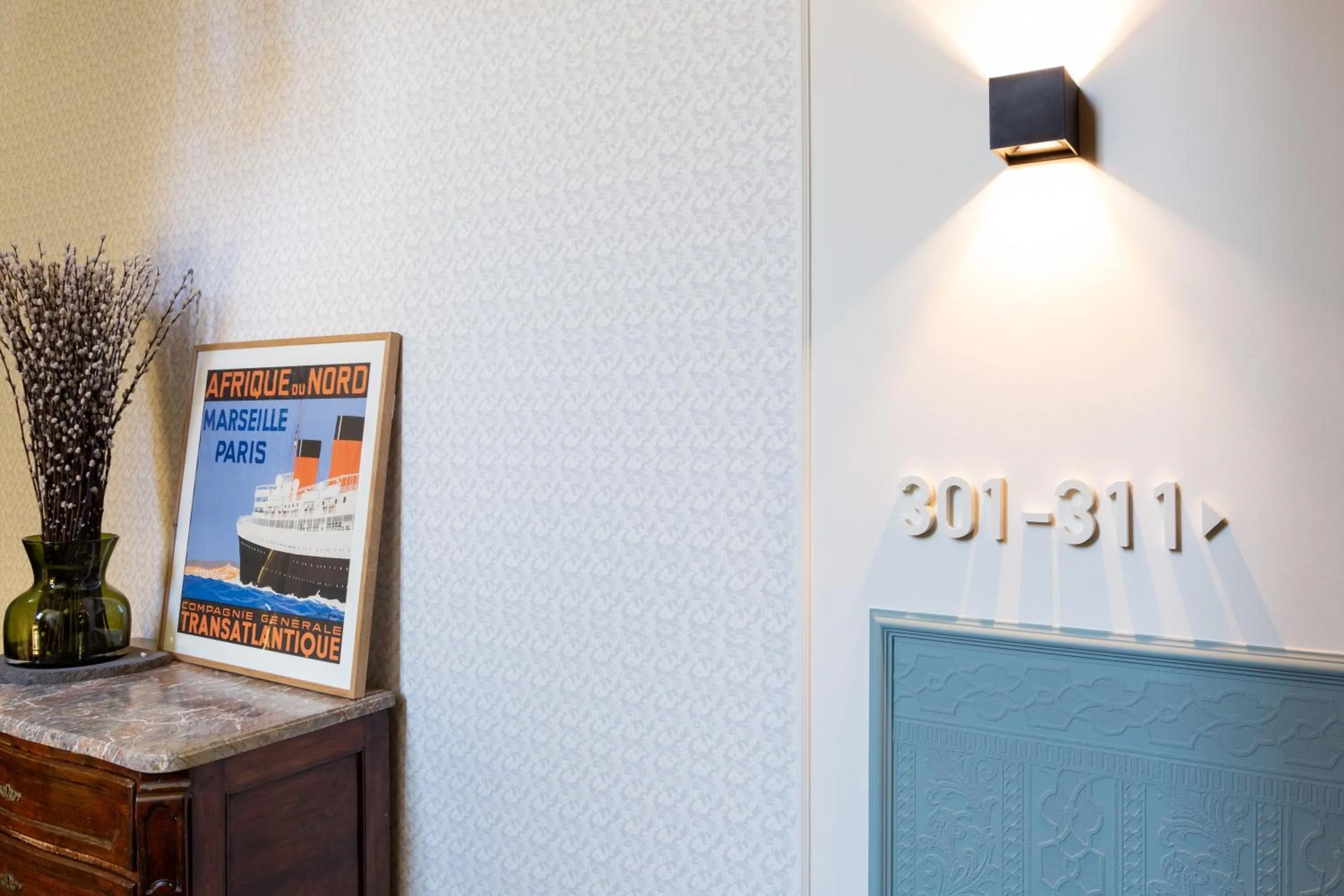 Decorative detail in Hotel Perrin - former Carlton