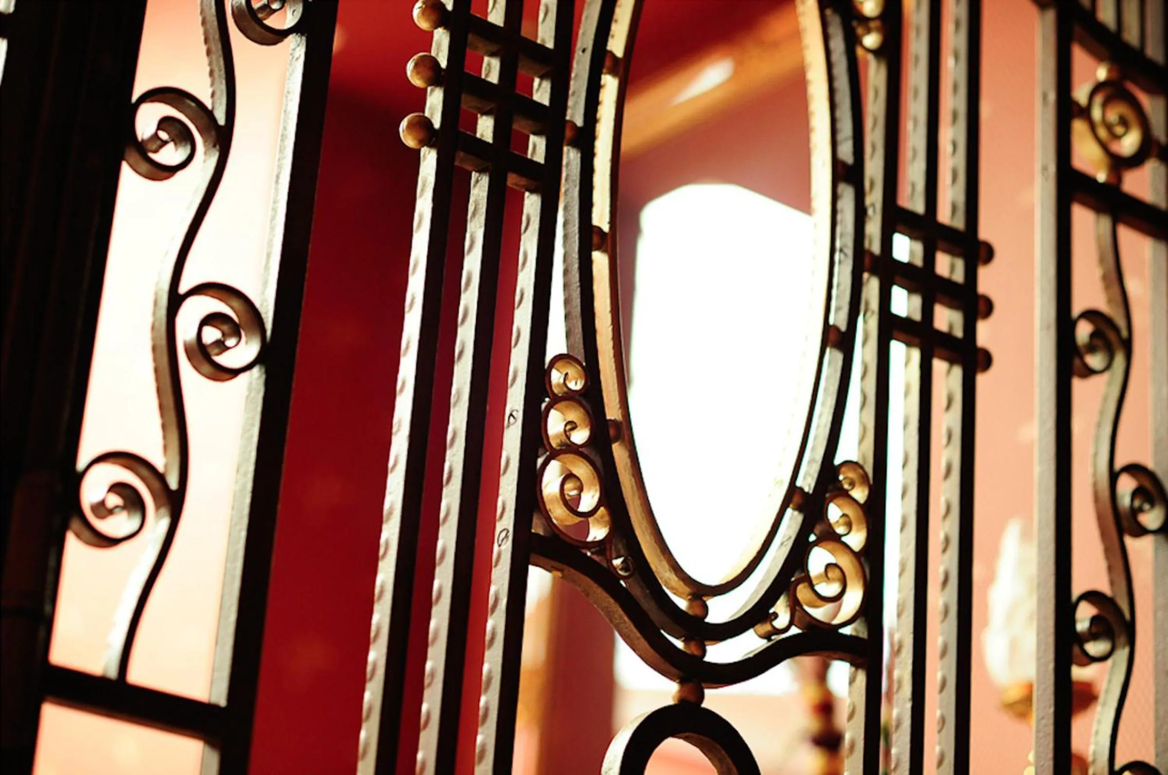 Decorative detail in Hotel Perrin - former Carlton