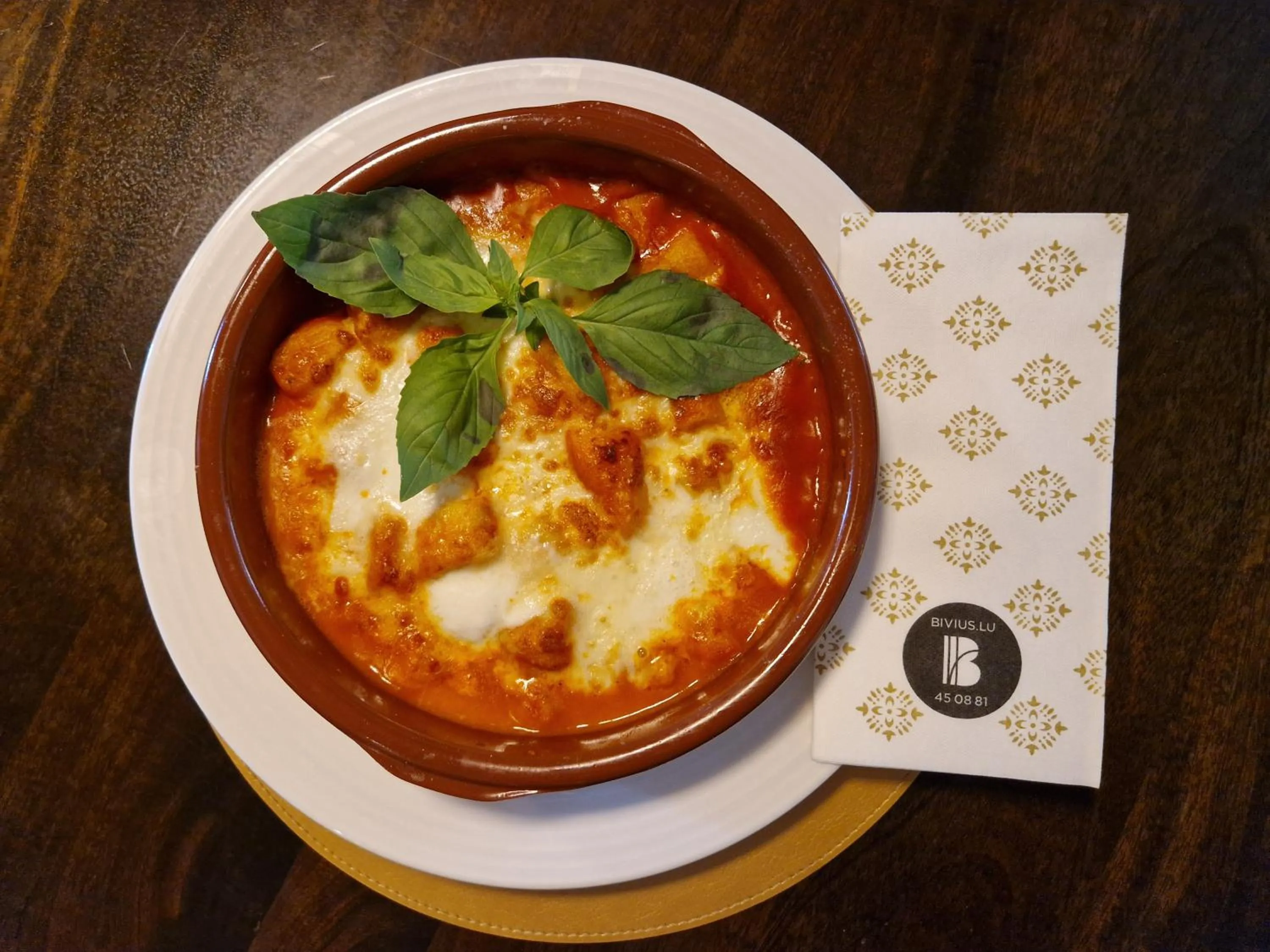 Food and drinks in BIVIUS Hotel Restaurant Luxembourg