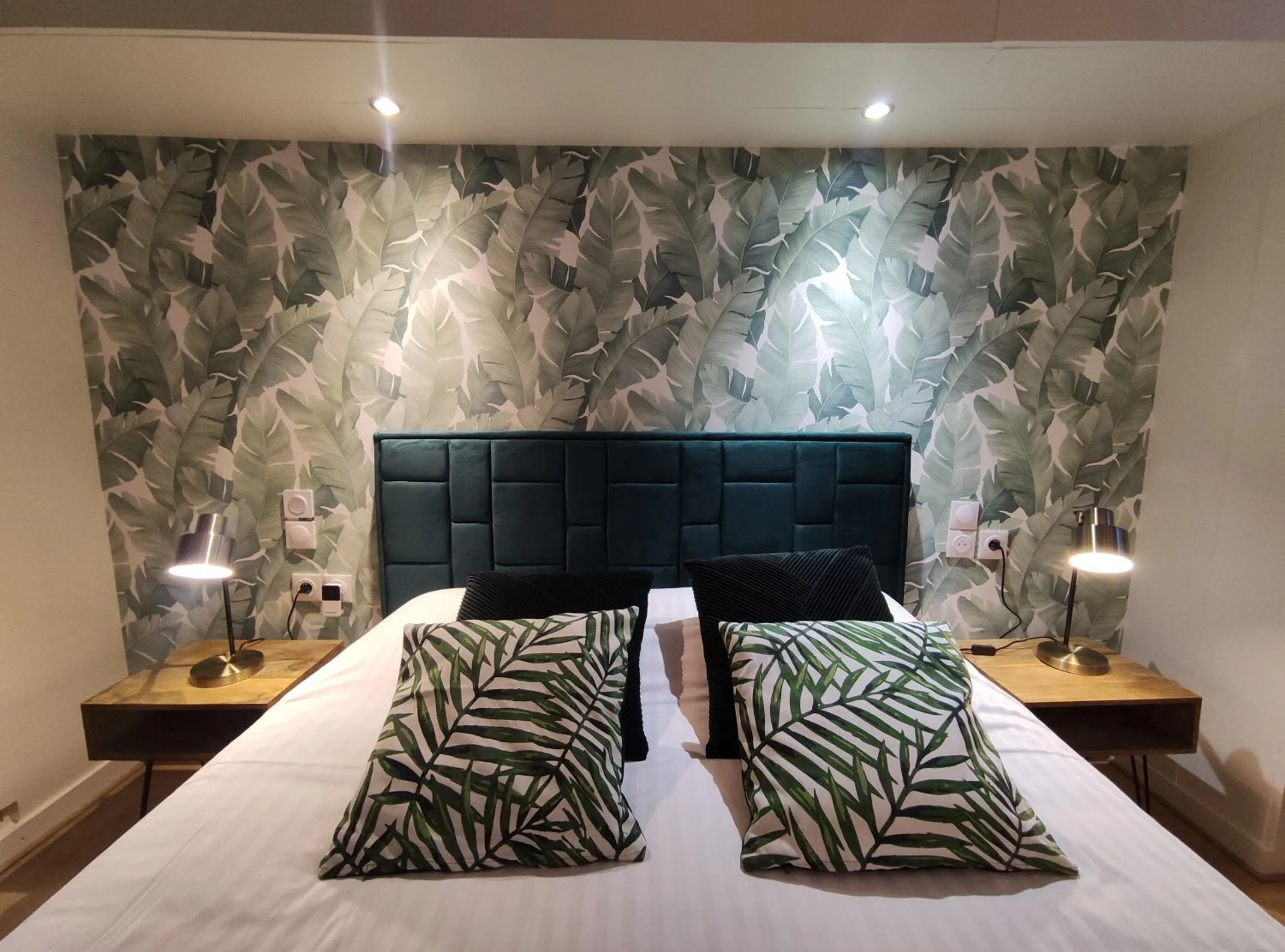 Bed in Le Pavillon Saint-Martin