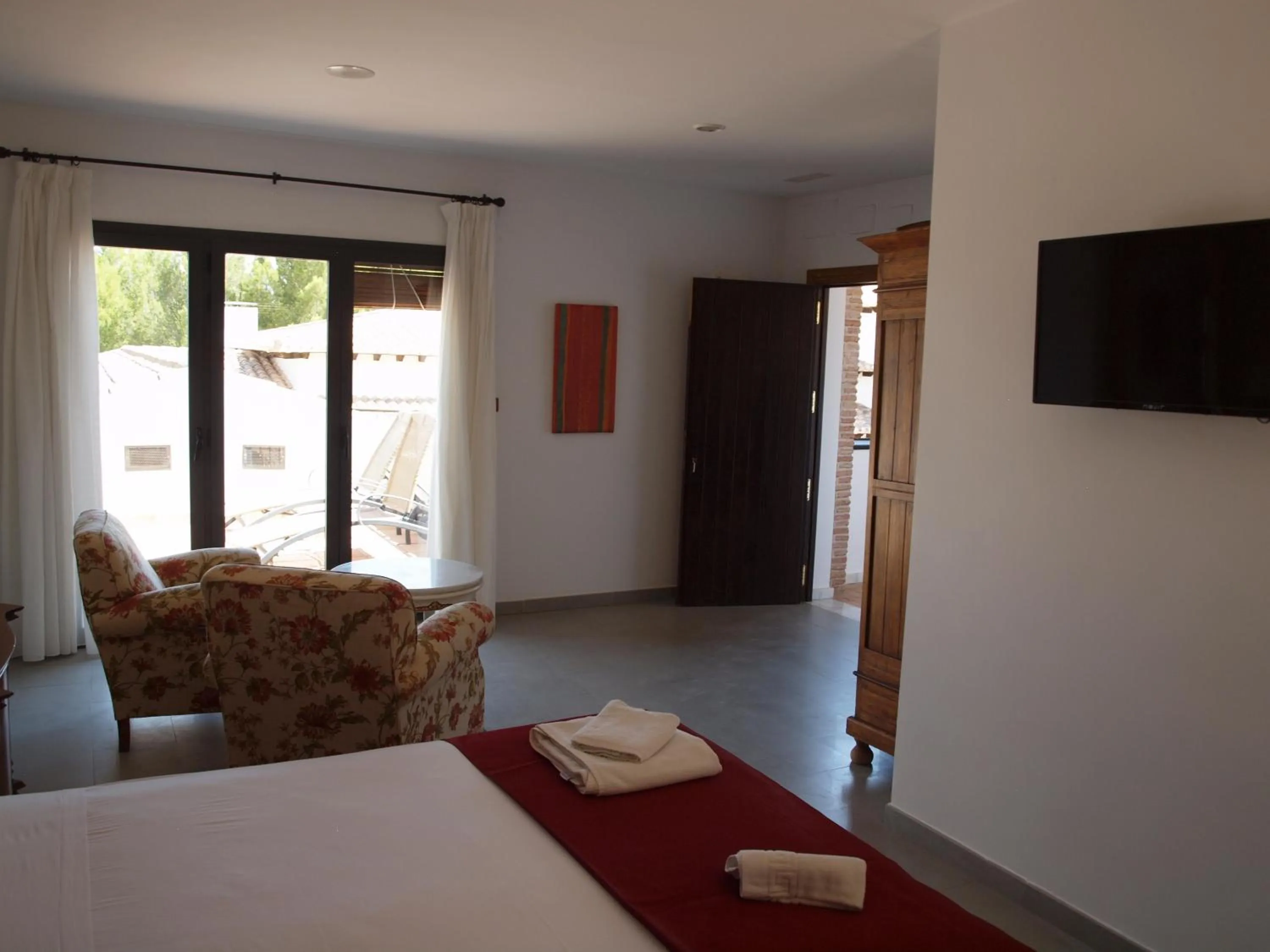 Bed in Hotel Rural La Alcanacia