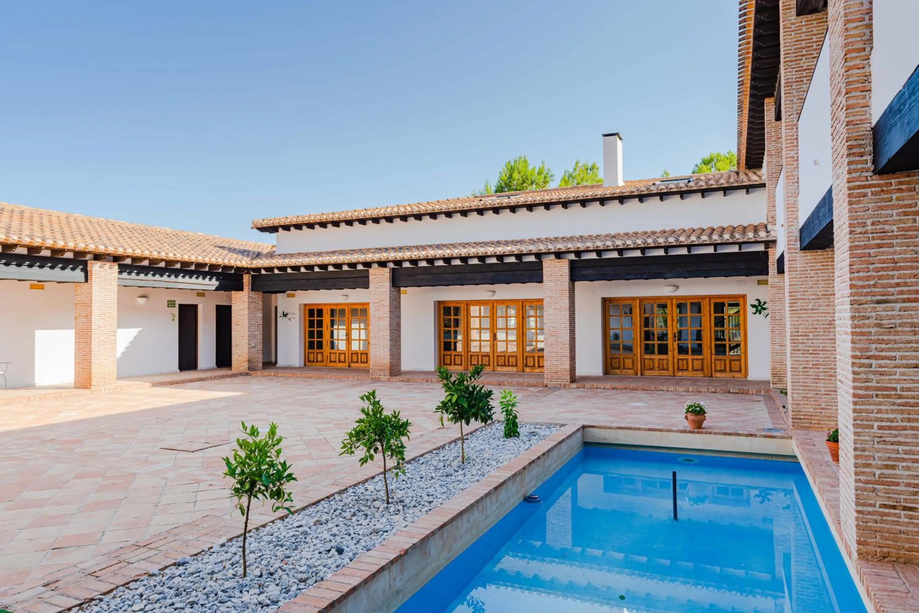 Patio in Hotel Rural La Alcanacia