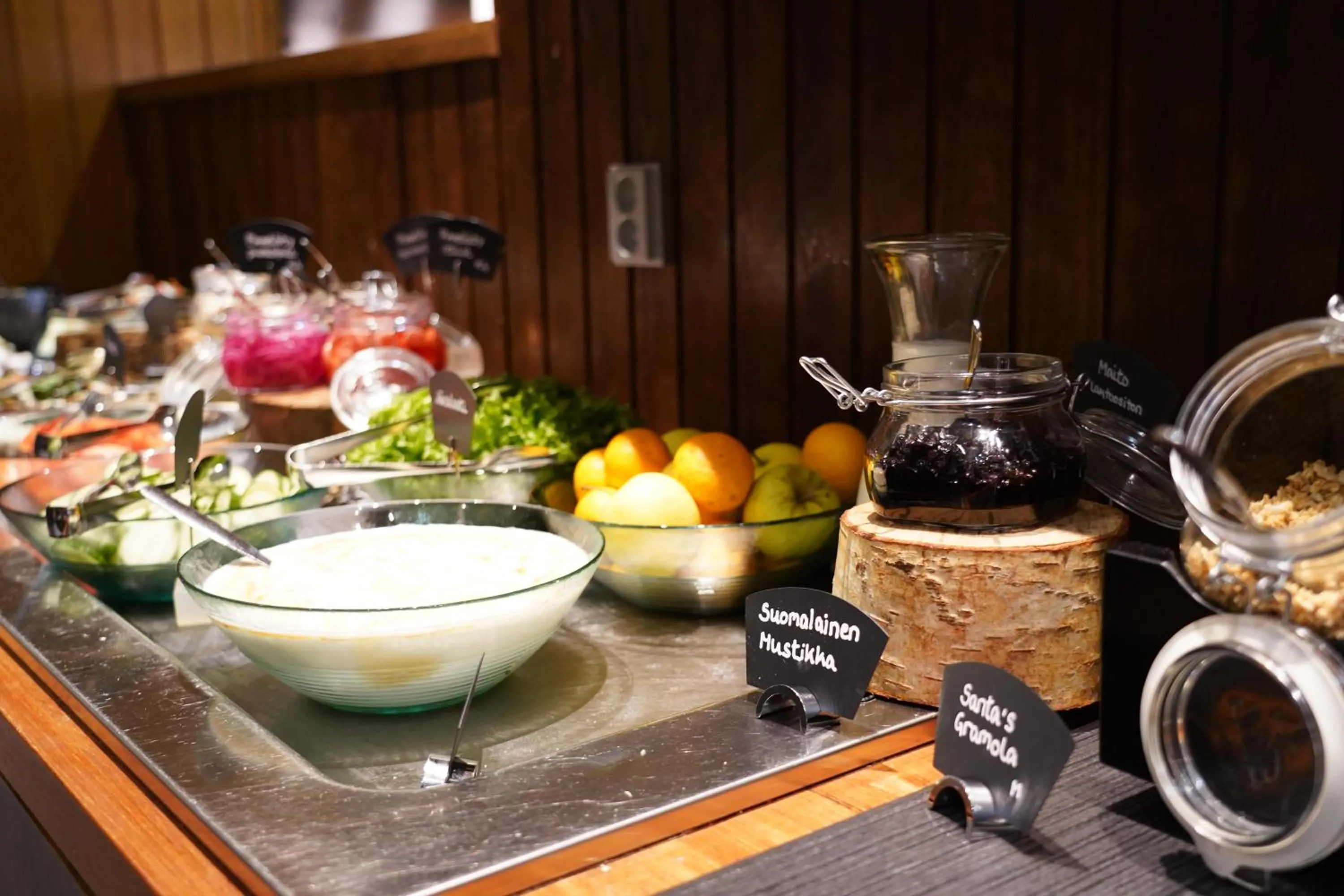 Breakfast in Santa's Hotel Aurora & Igloos