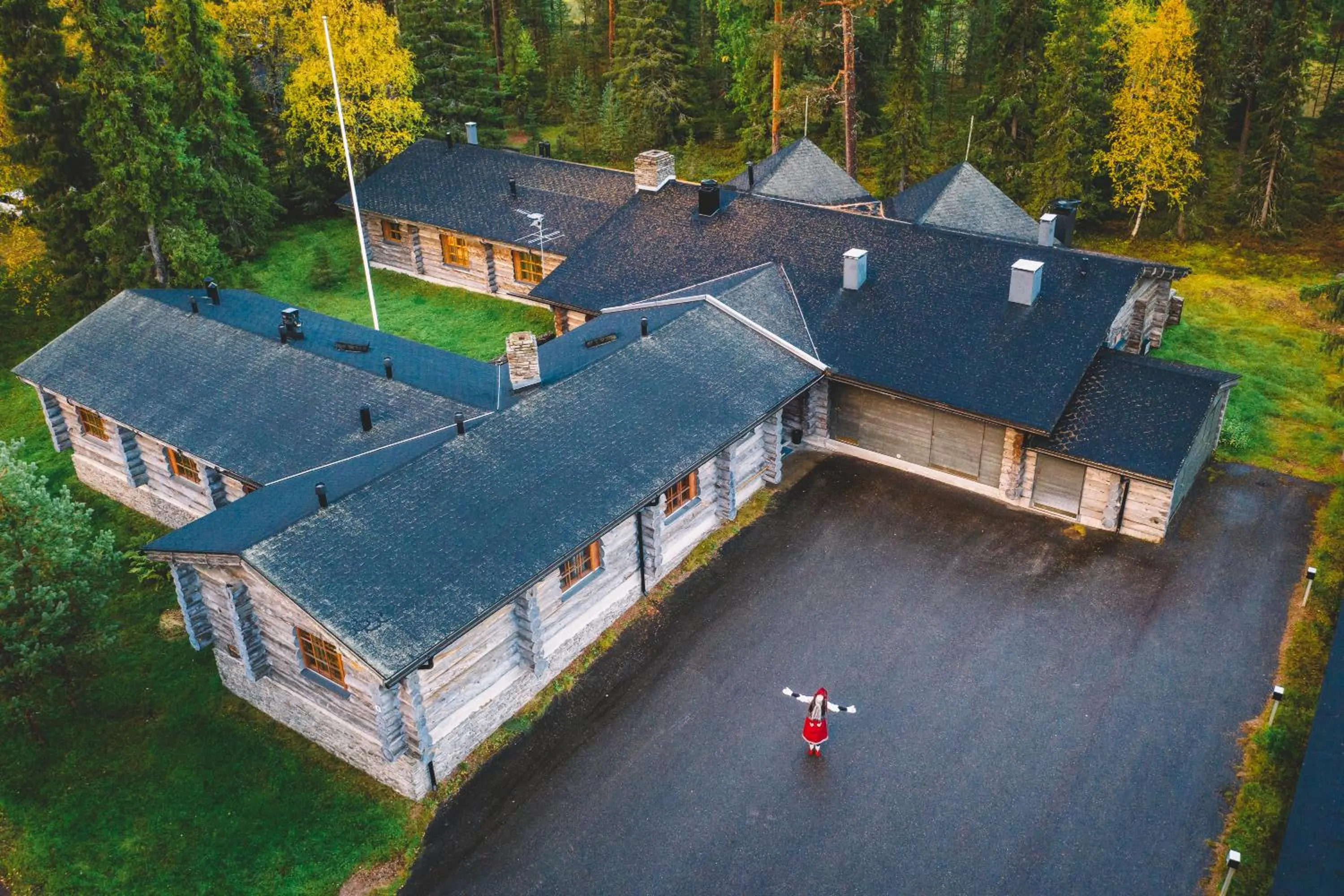 Bird's eye view in Santa's Hotel Aurora & Igloos