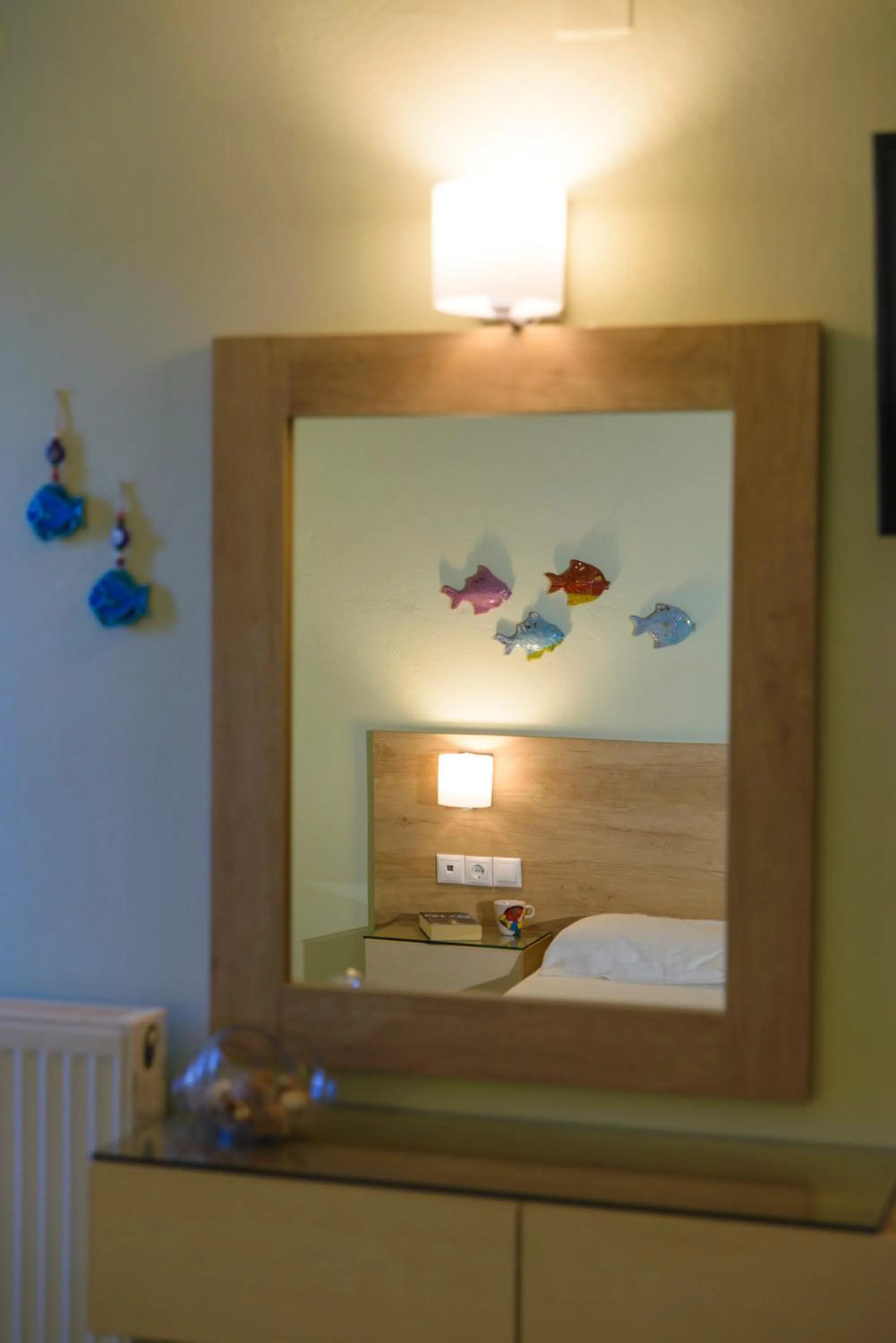 Decorative detail, Bed in Aptera Beach