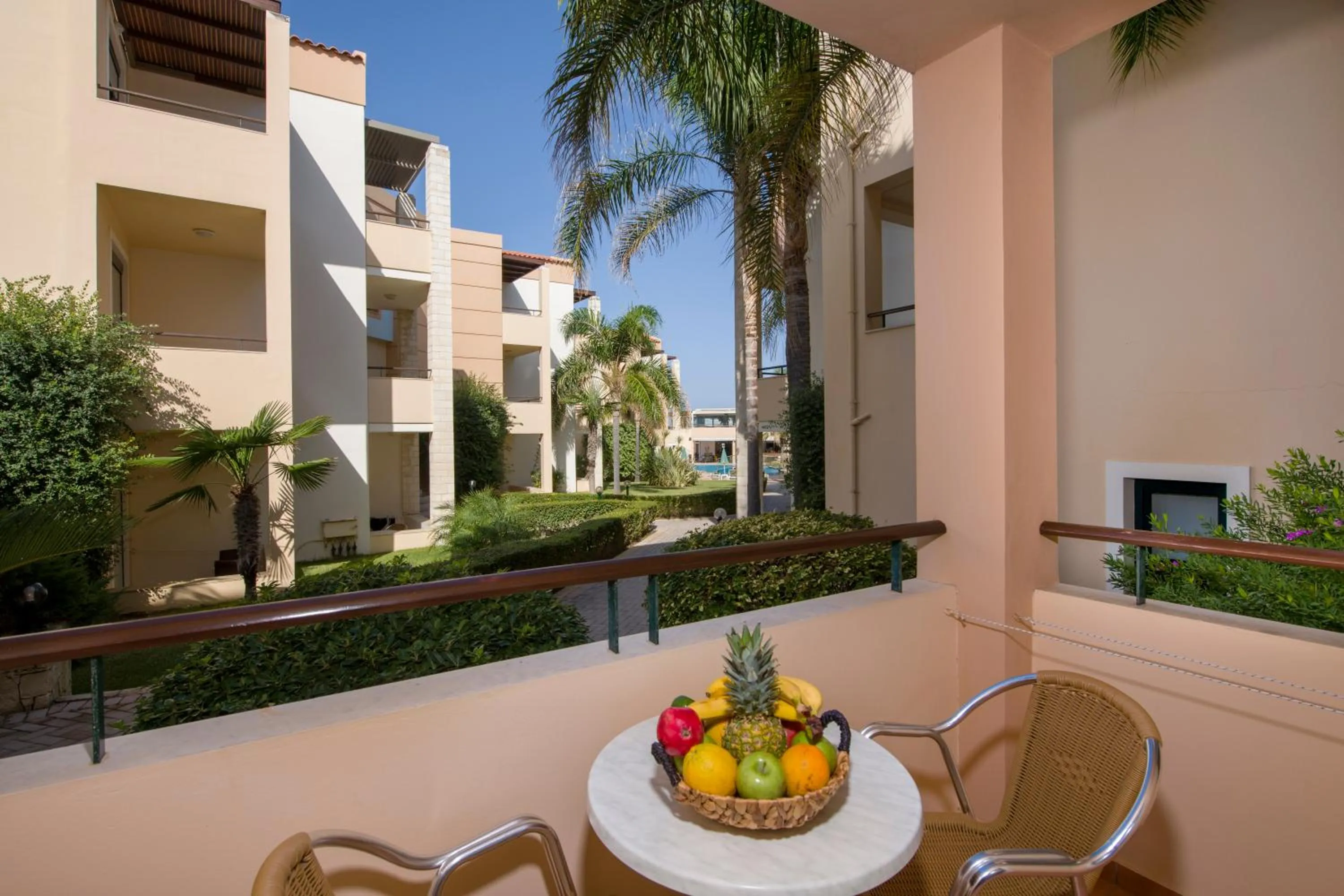 Balcony/Terrace in Creta Palm Resort Hotel & Apartments