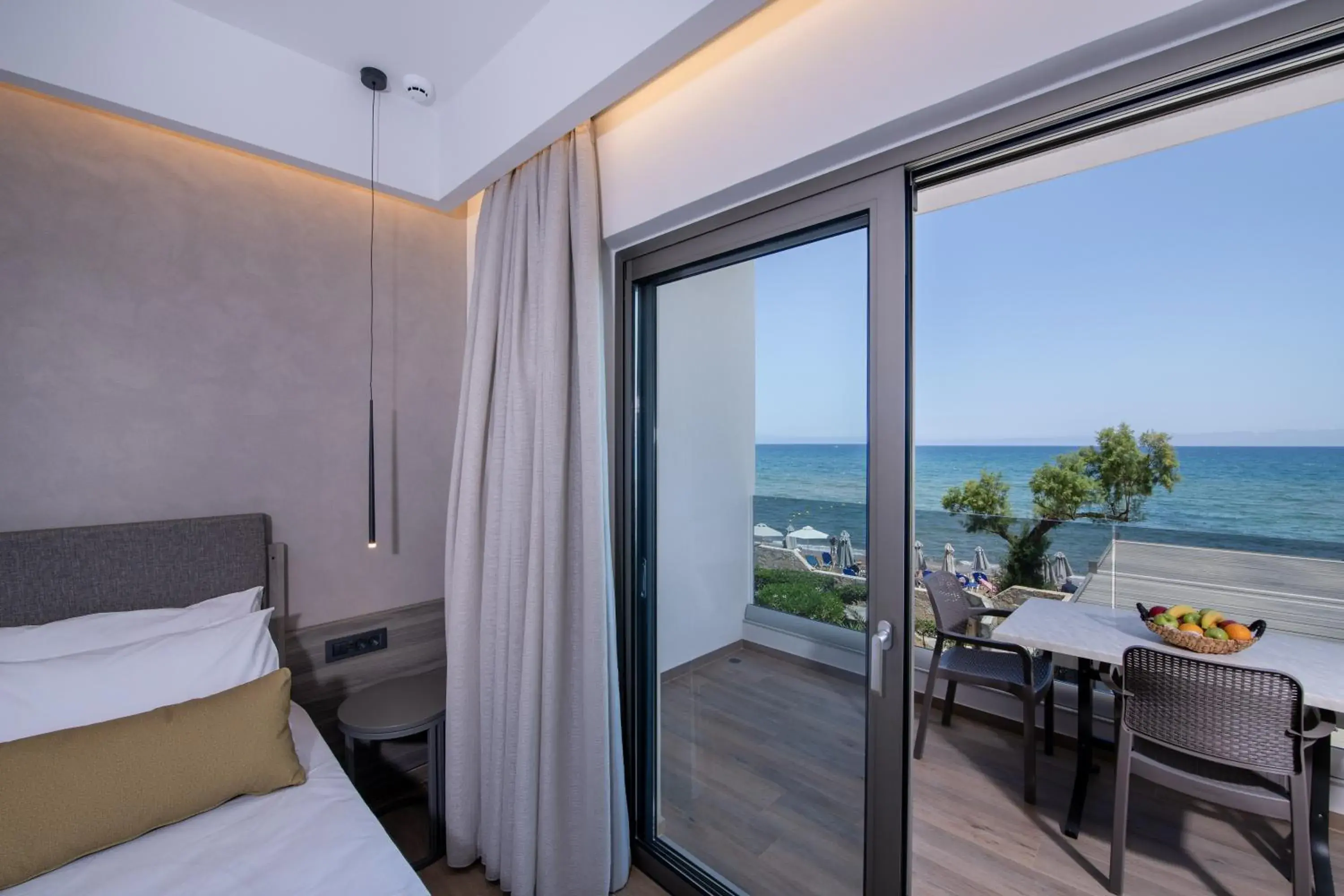 View (from property/room), Bed in Creta Palm Resort Hotel & Apartments View (from property/room), Bed in Creta Palm Resort Hotel & Apartments