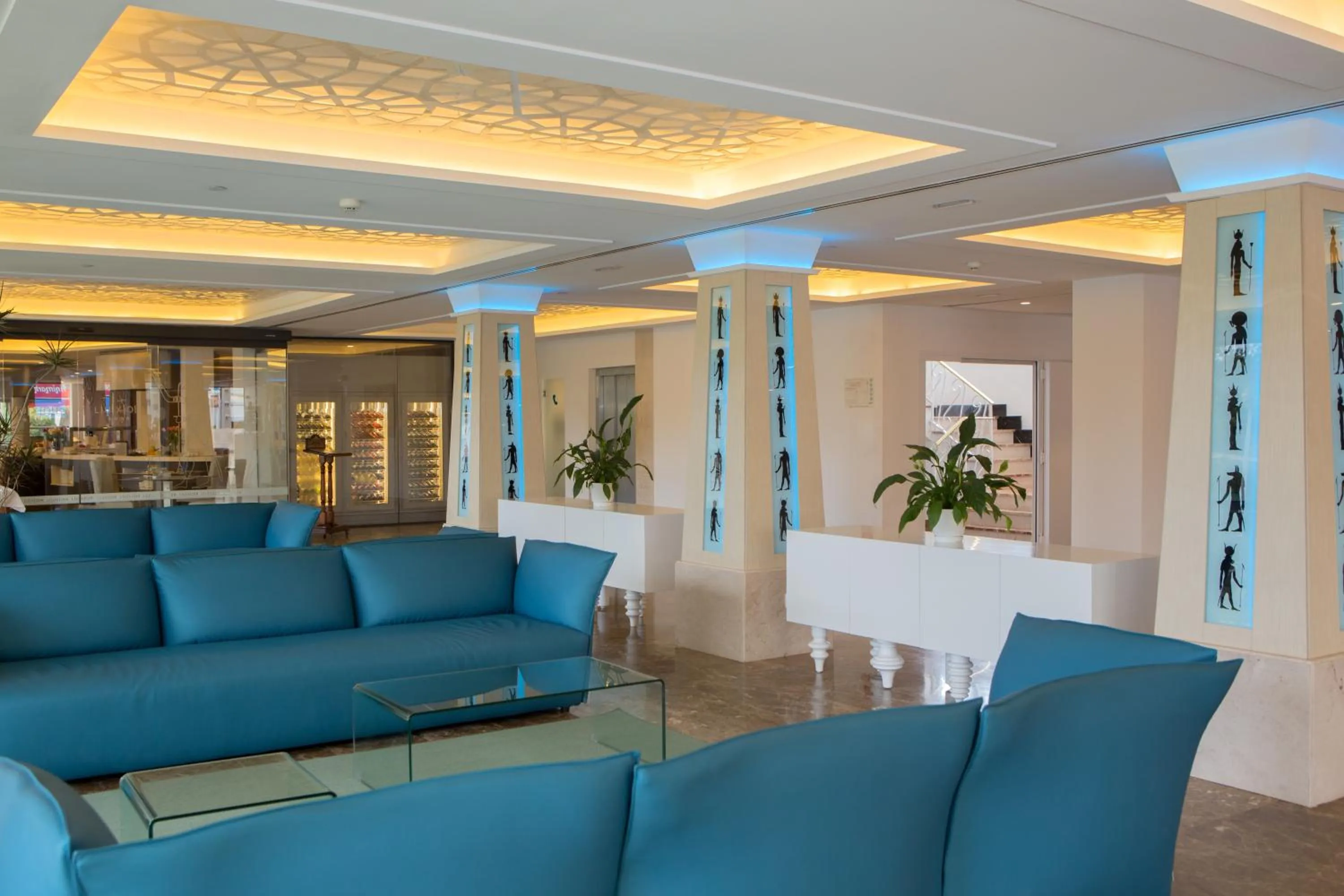 Lobby or reception in Hotel Luxor