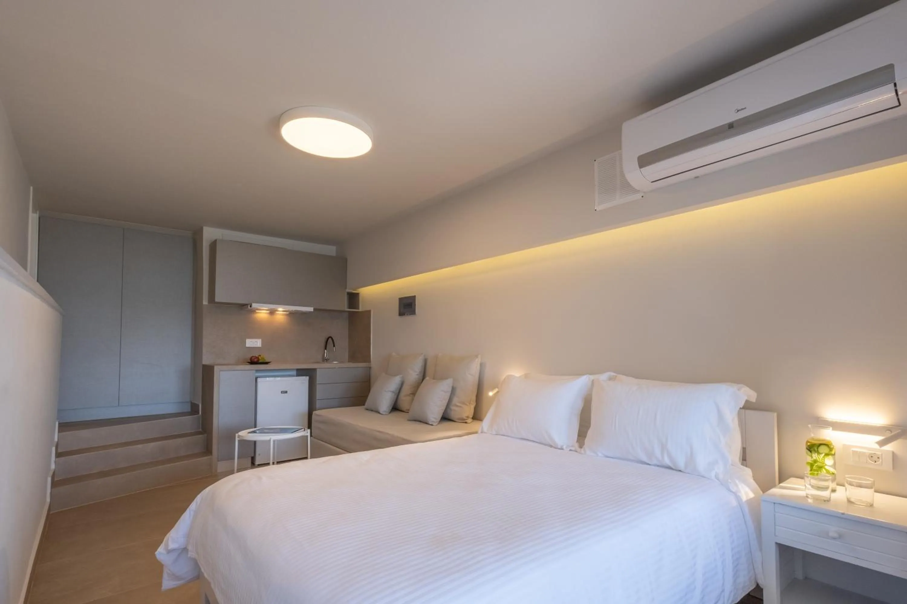 Kitchen or kitchenette, Bed in Nelly's Apartments