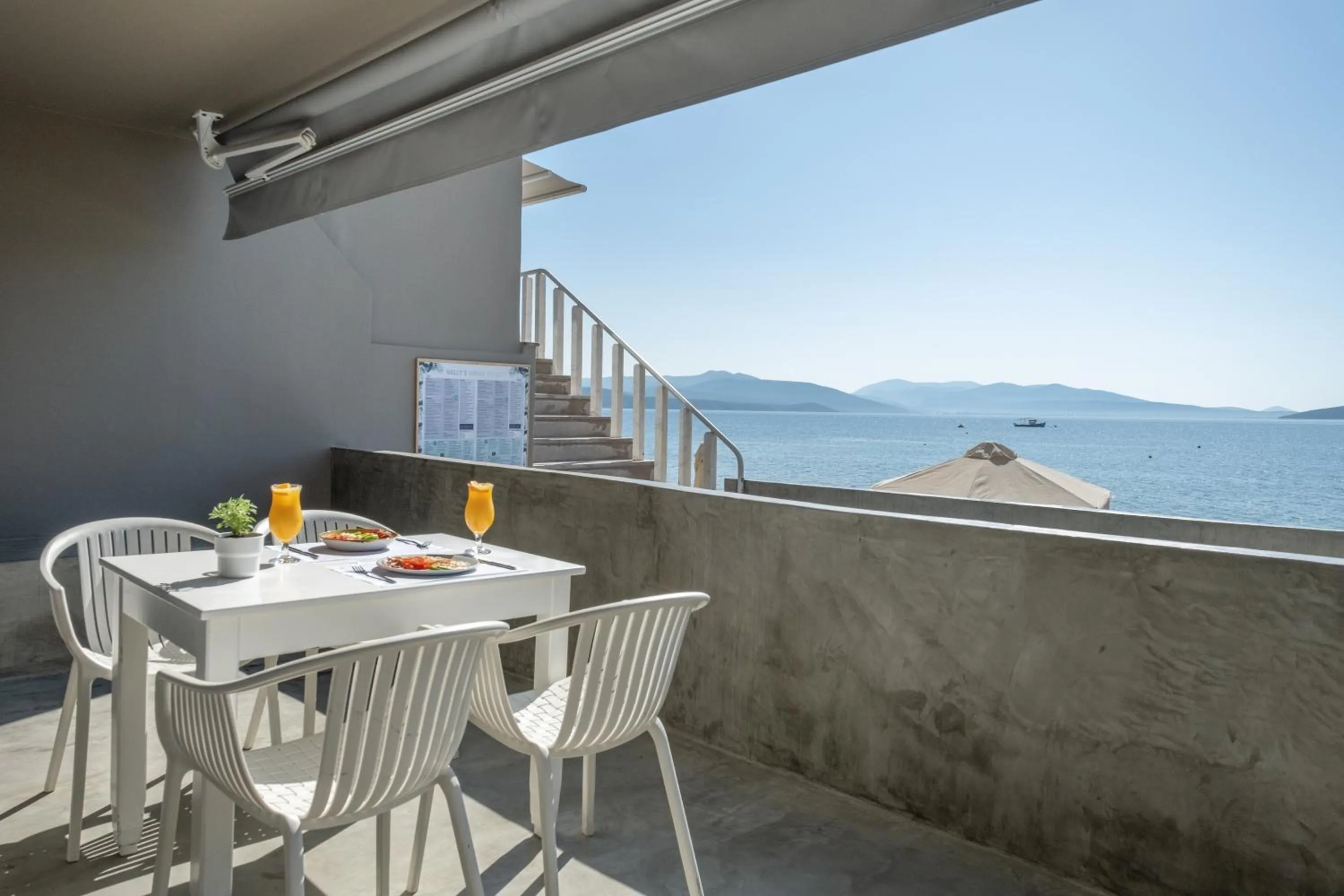 Patio in Nelly's Apartments