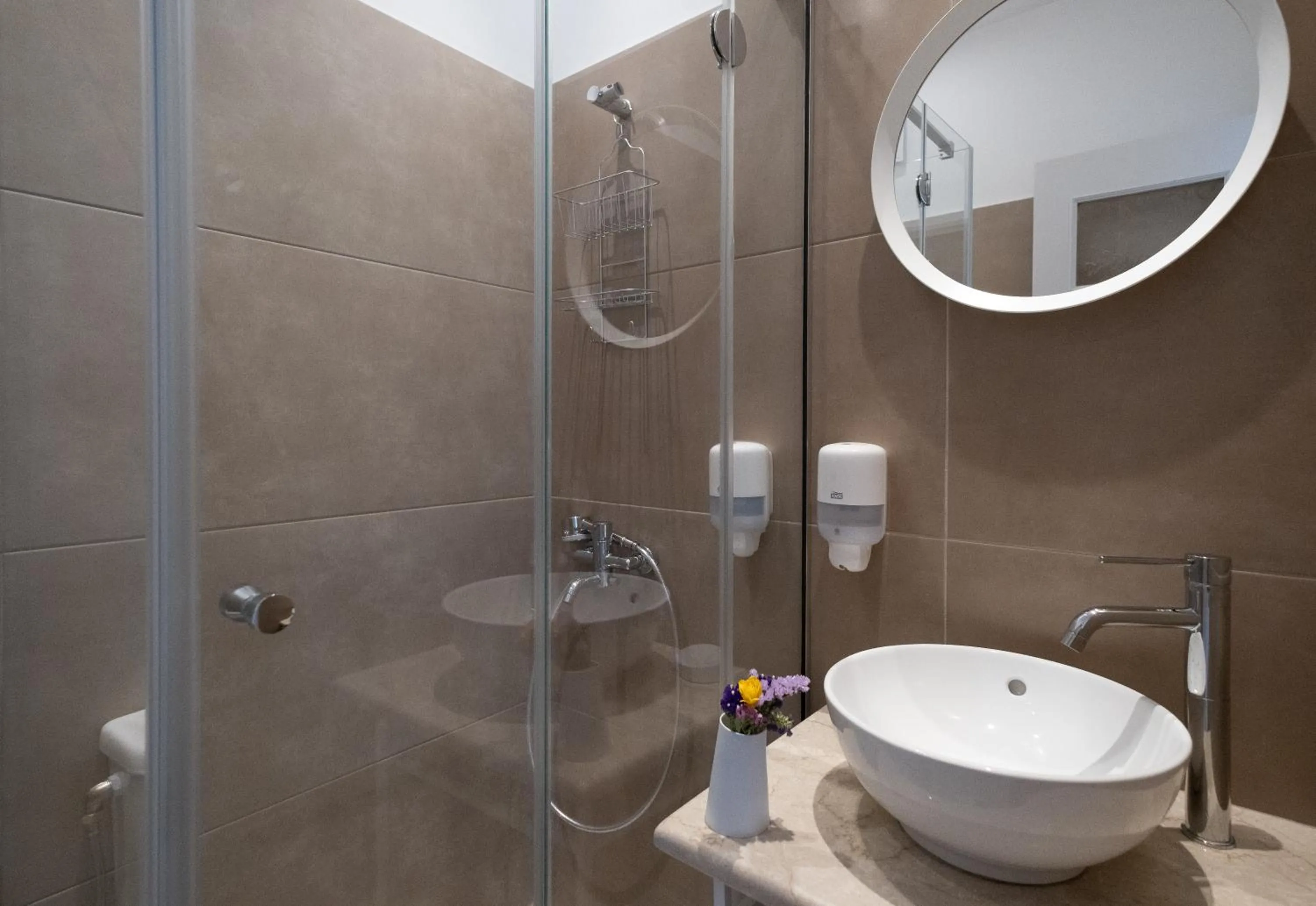 Shower in Nelly's Apartments