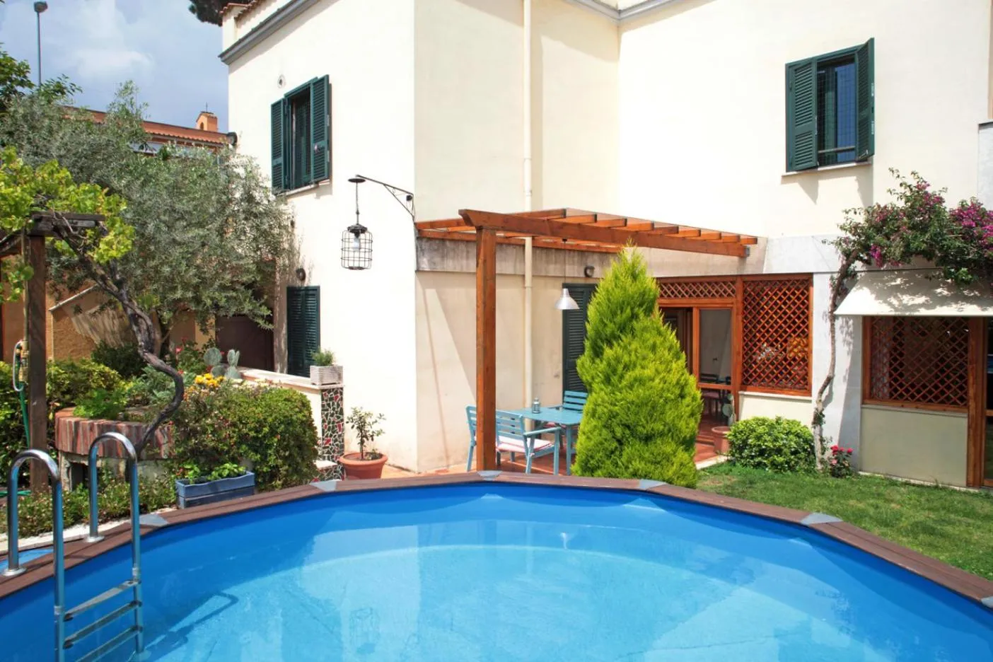 Garden in B&B Villa Rome