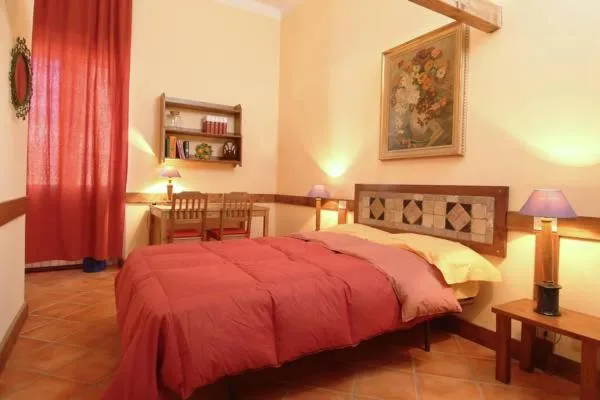 Bed in B&B Villa Rome