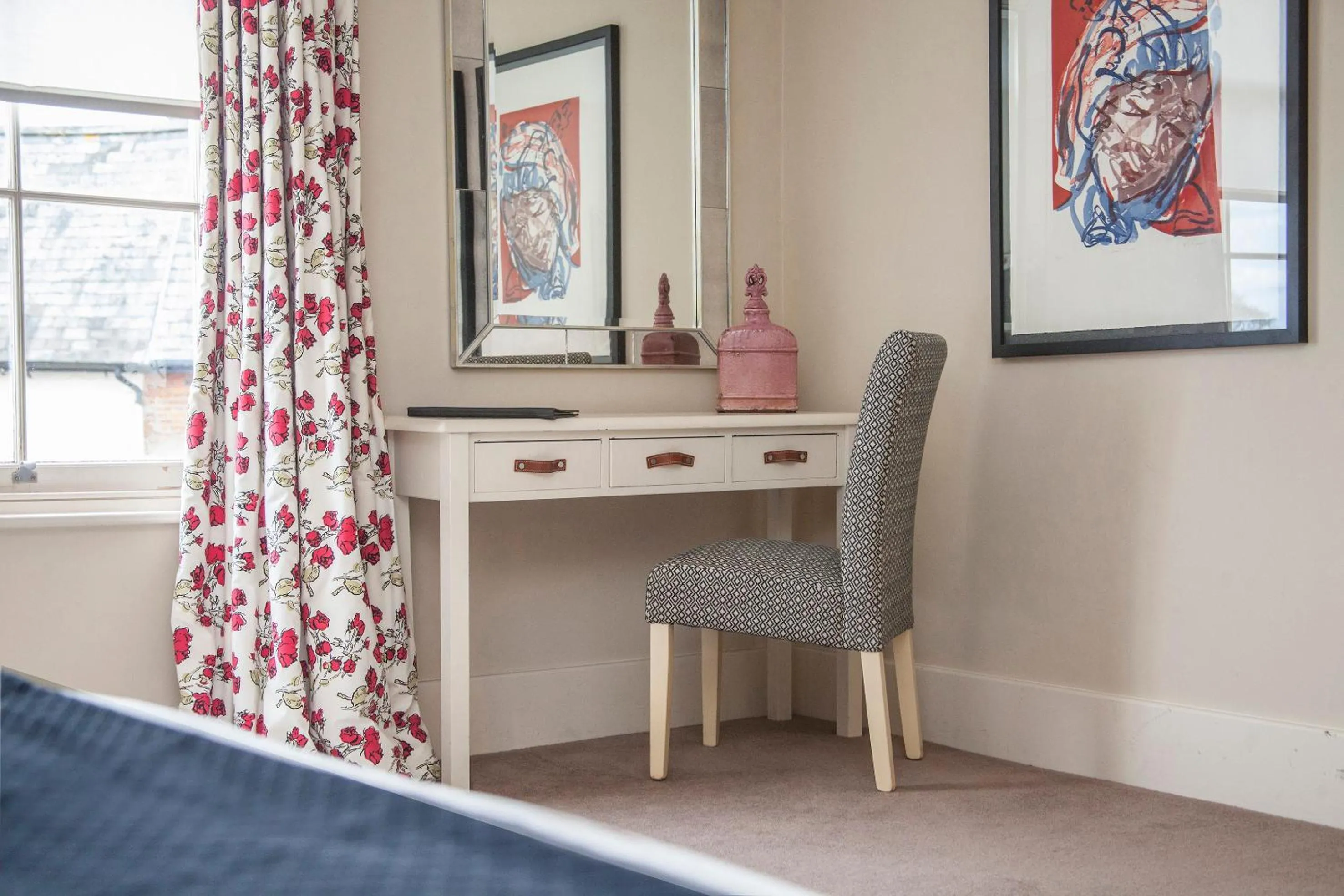 Seating area in The Grosvenor Arms