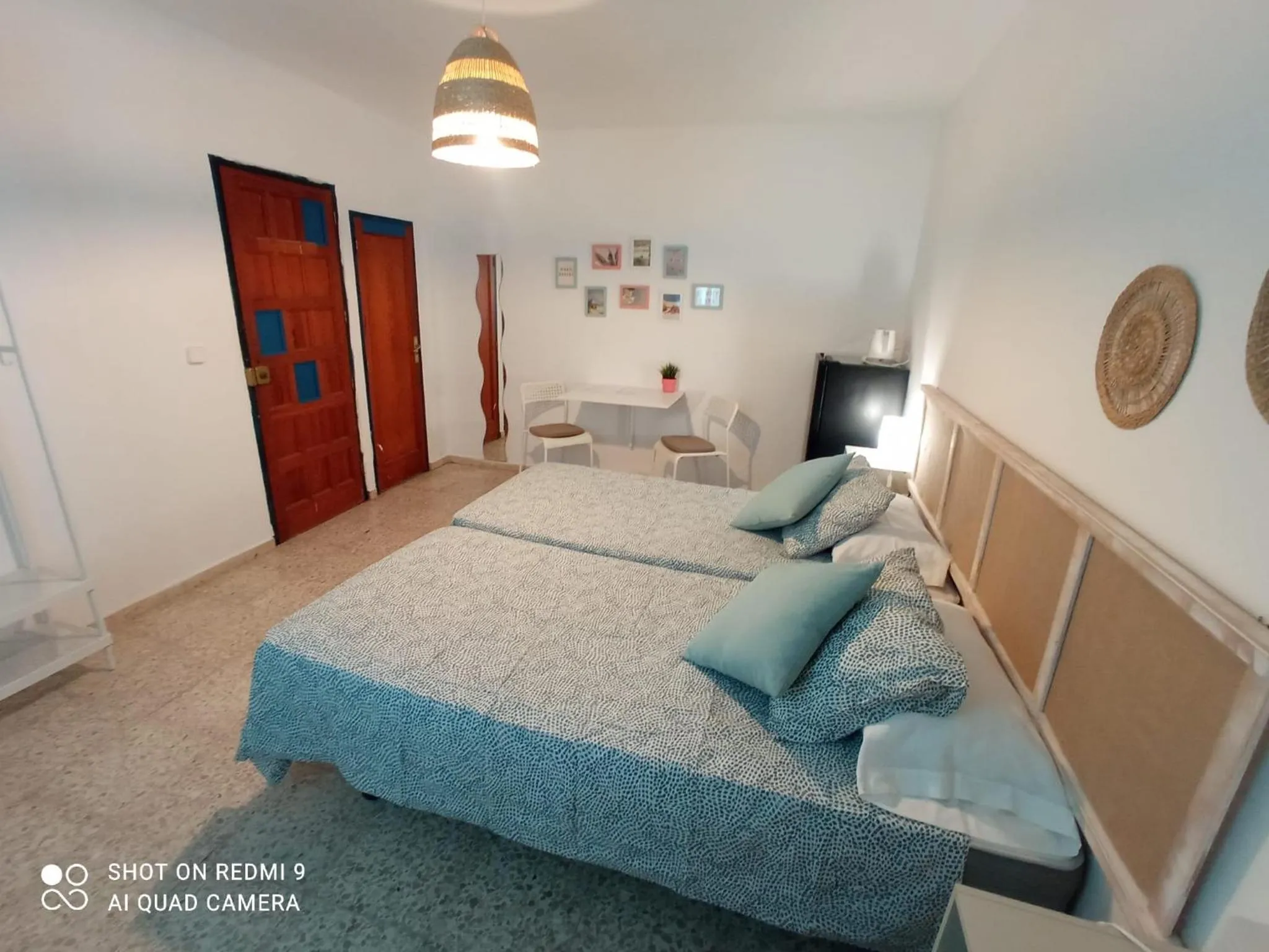 Bed in Pensión Playa