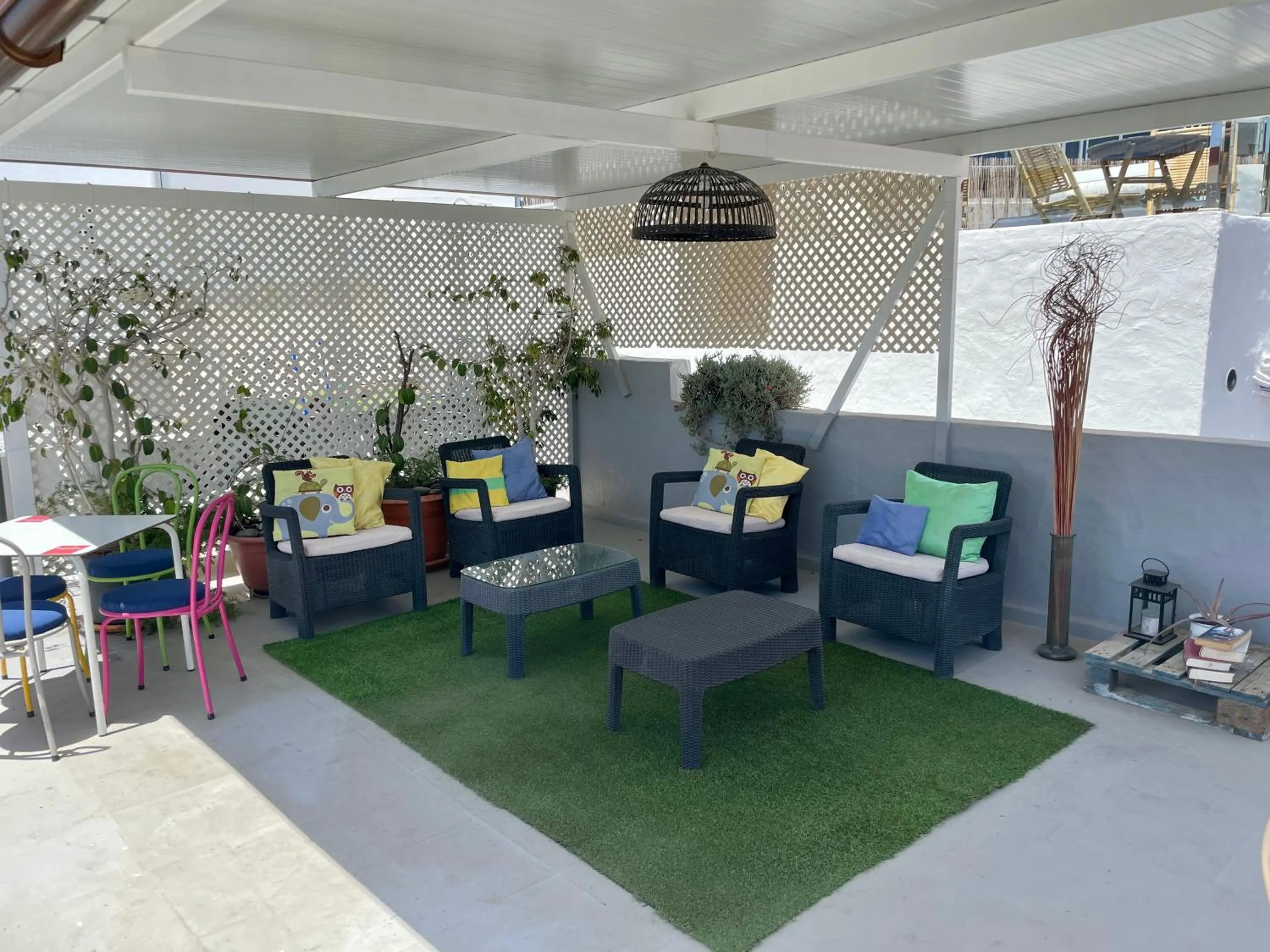 Solarium in Pensión Playa