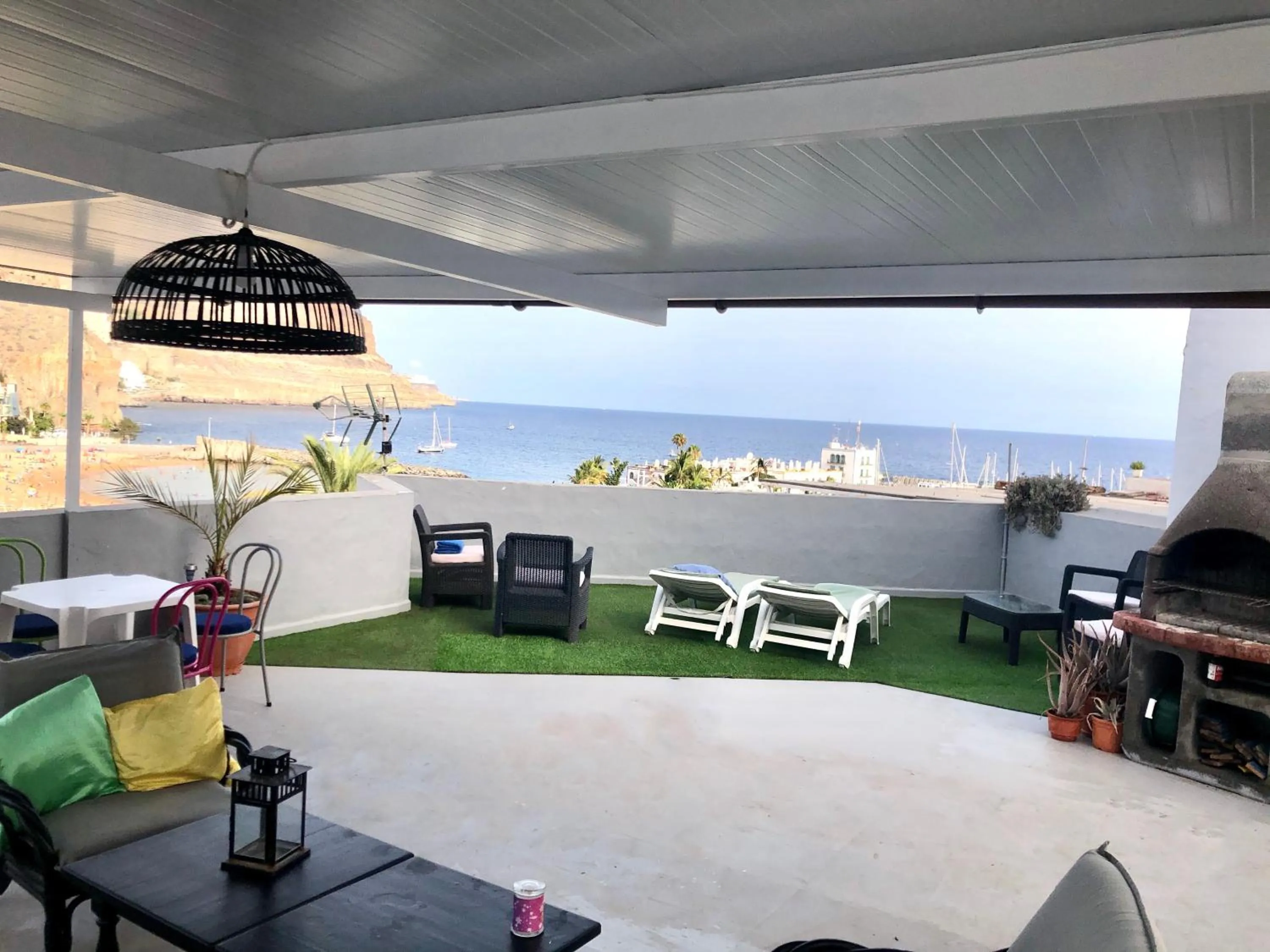 Solarium in Pensión Playa