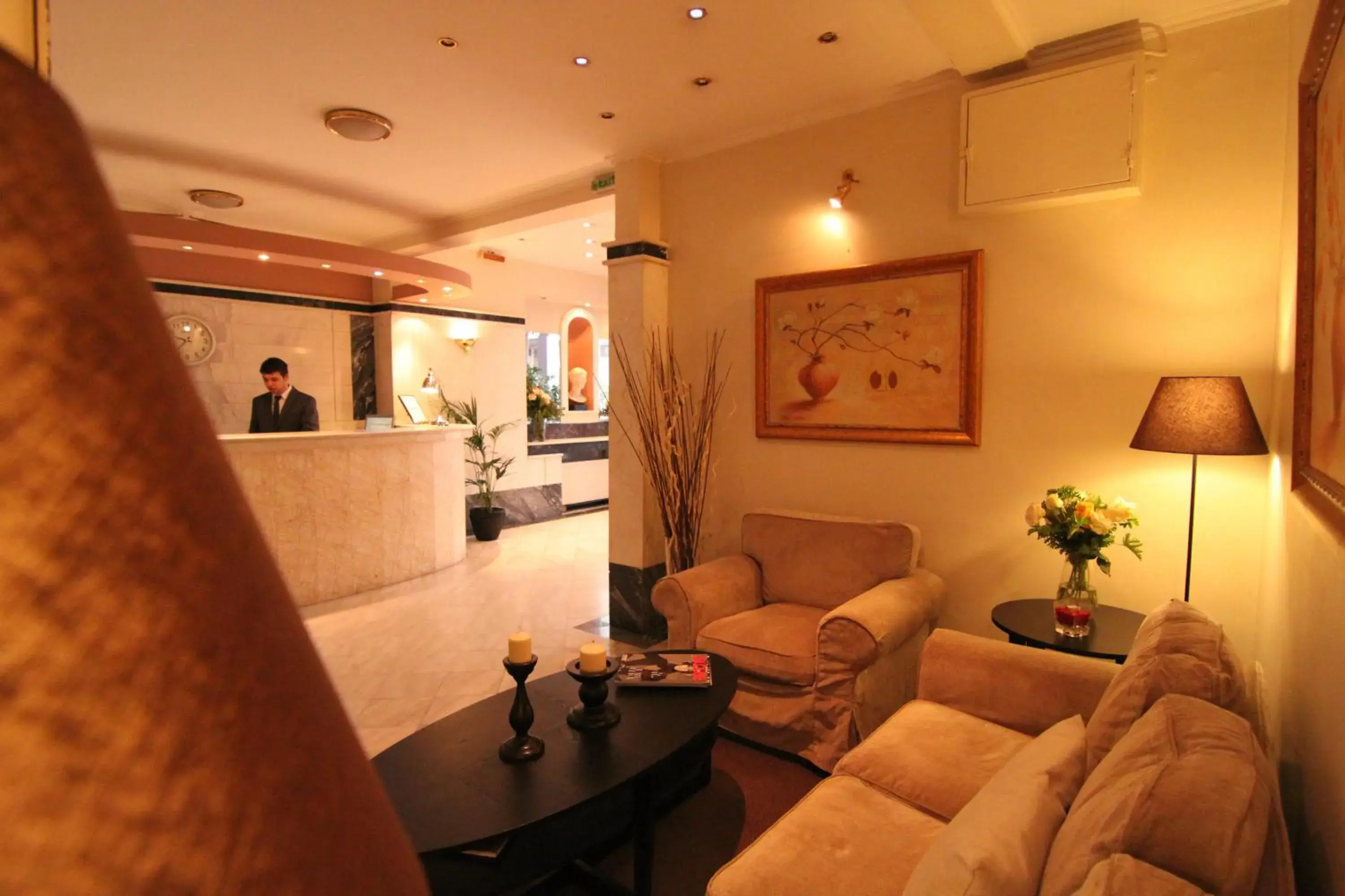 Lobby or reception in Achillion Hotel Lobby or reception in Achillion Hotel