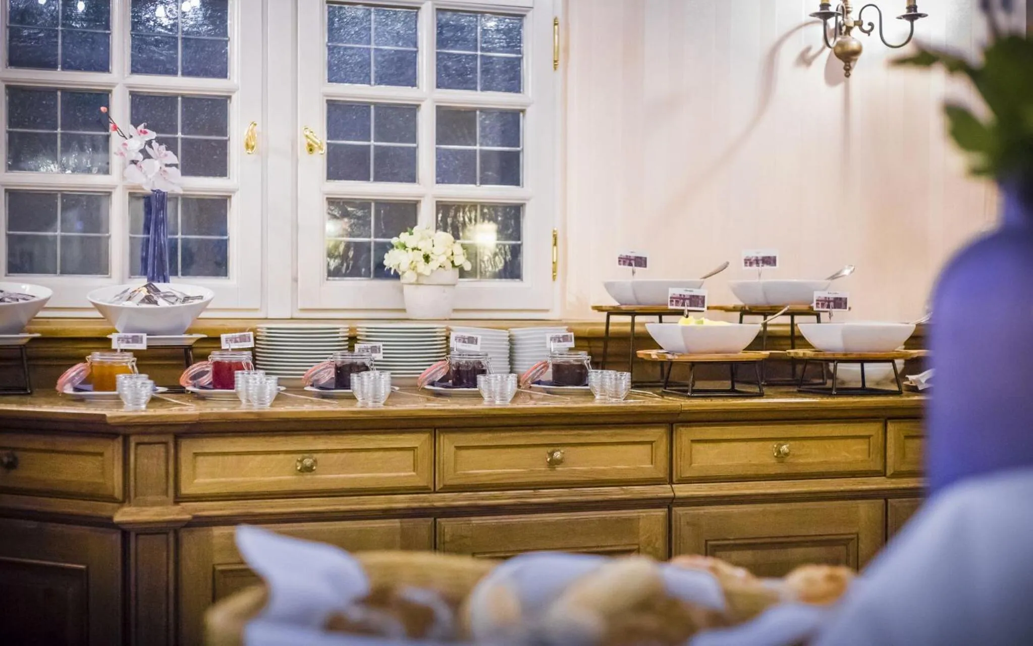 Buffet breakfast in Burghotel Haselünne