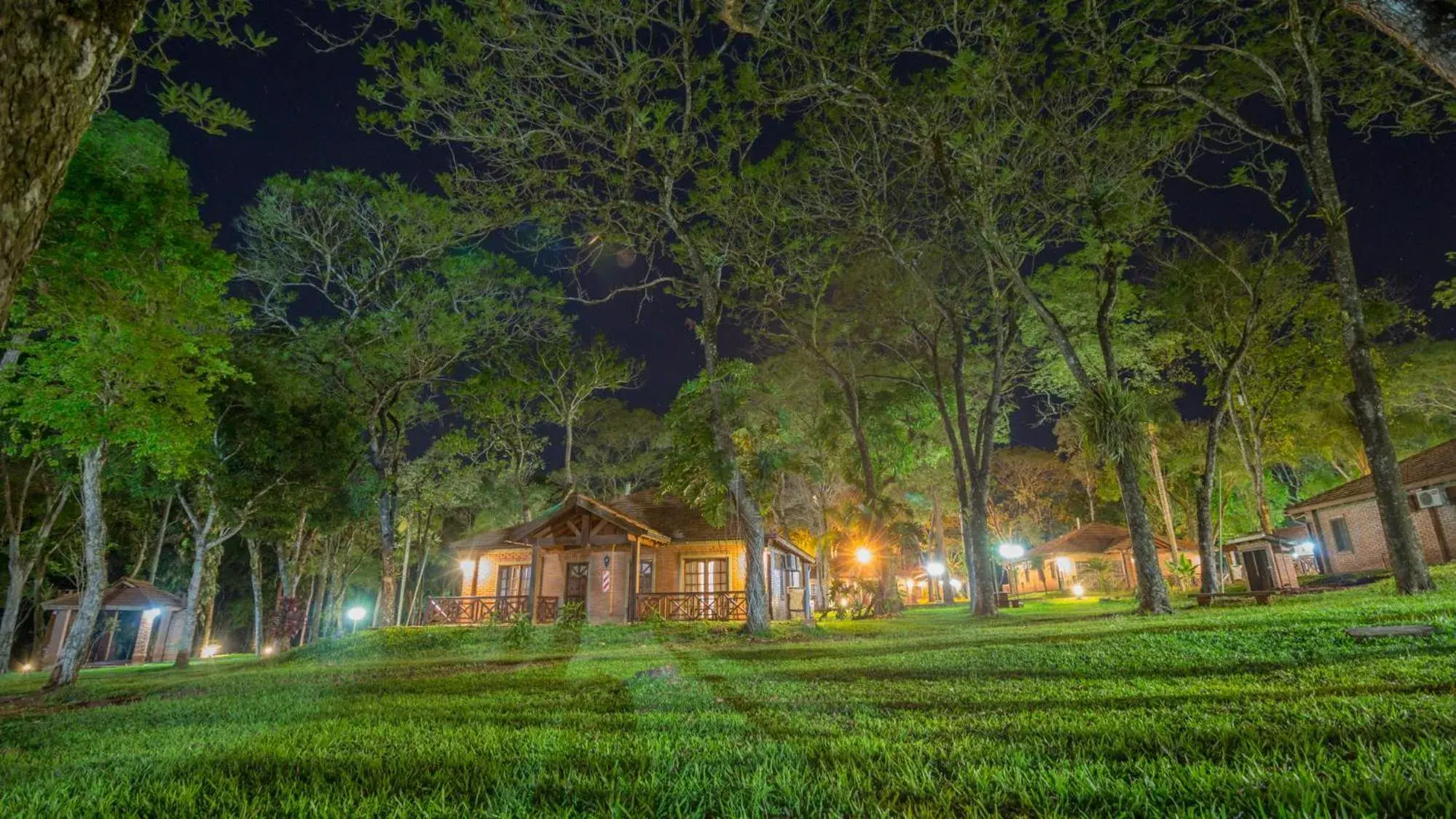 Garden view in Complejo Americano Garden view in Complejo Americano